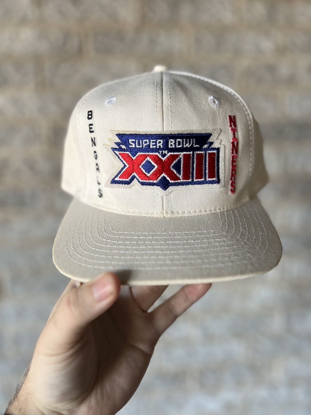 Sports Specialties × Vintage Vintage 90’s NFL Super Bowl 49ers Bengals SnapBack Hat Size ONE SIZE - 1 Thumbnail
