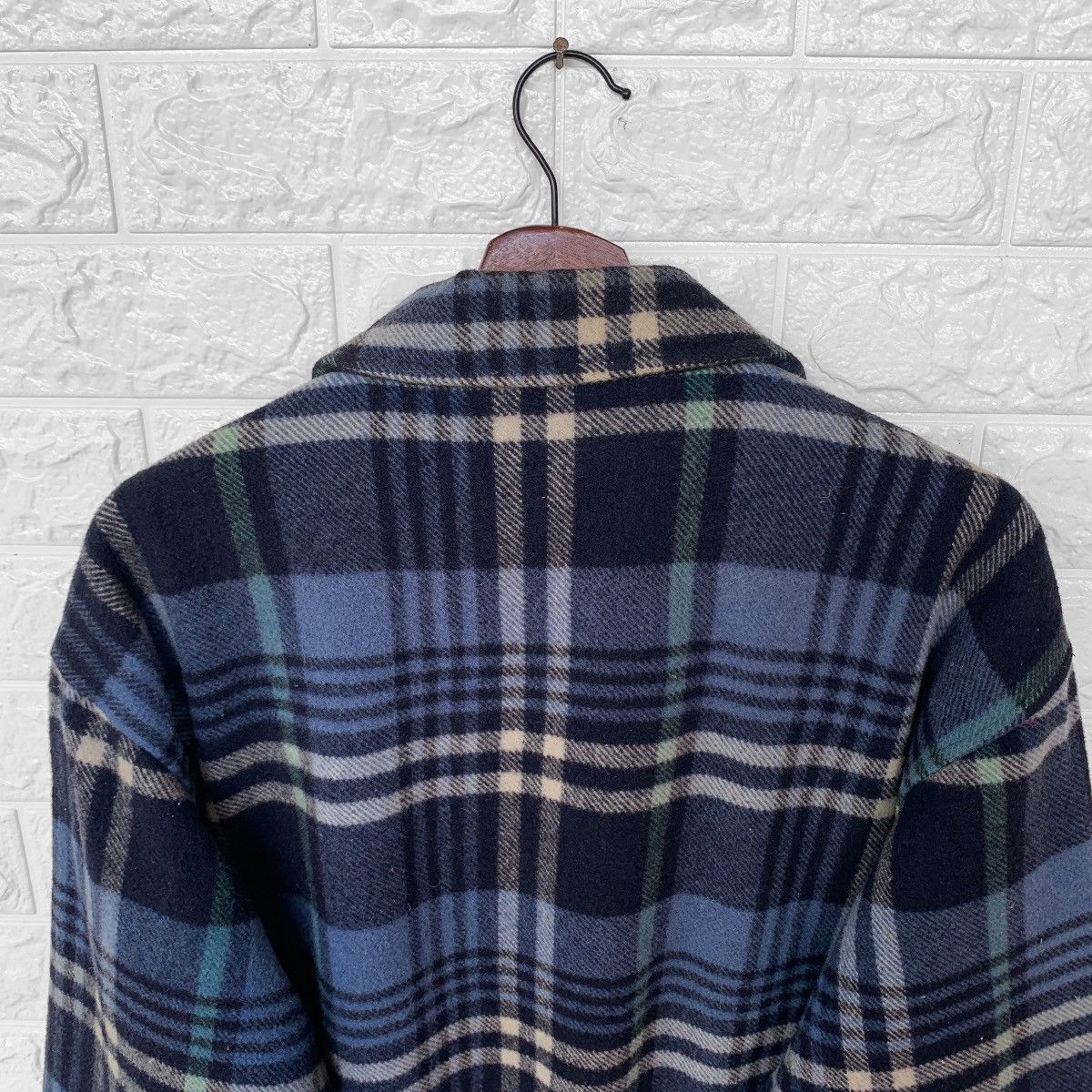 Vintage Vintage Oshkosh Wool Plaid Zipper Jacket Size US L / EU 52-54 / 3 - 7 Thumbnail