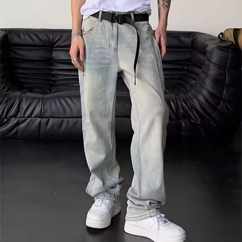 Vintage Straight Leg washed jeans Size US 34 / EU 50 - 2 Thumbnail