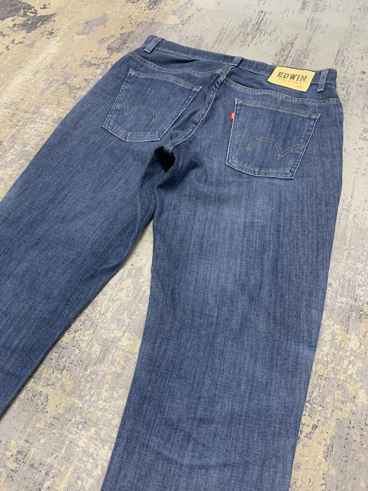 Edwin Edwin 503 Made In Japan Distressed Denim Jeans W33 Size US 33 - 11 Thumbnail