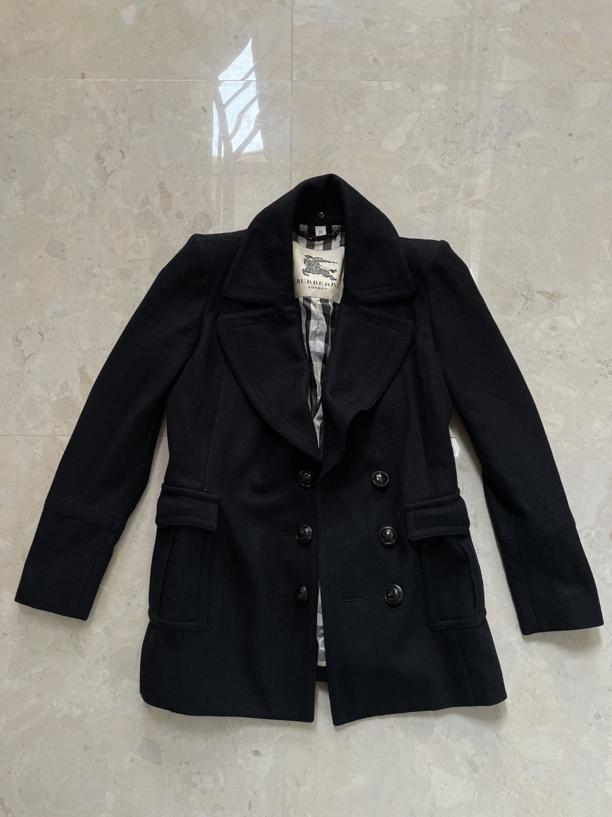 Burberry Burberry Cashmere Blend Double-breasted Coat Size S / US 4 / IT 40 - 2 Thumbnail