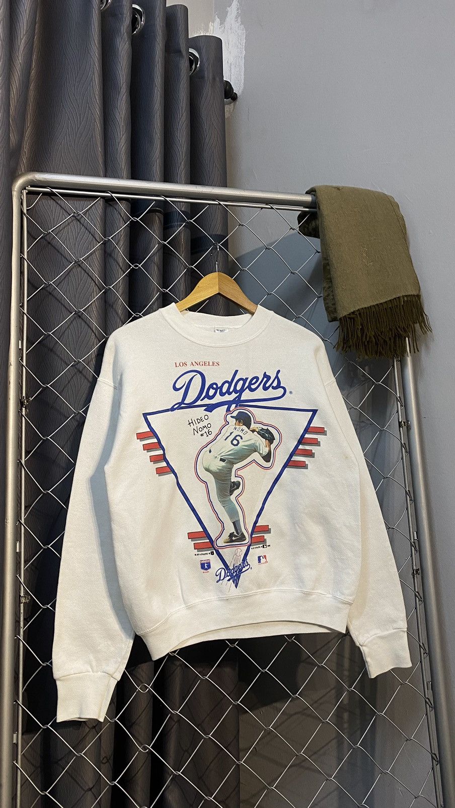 MLB × Vintage VINTAGE 1995 MLB LOS ANGELES DODGERS SWEASHIRT WHITE MEDIUM Size US M / EU 48-50 / 2 - 1 Thumbnail