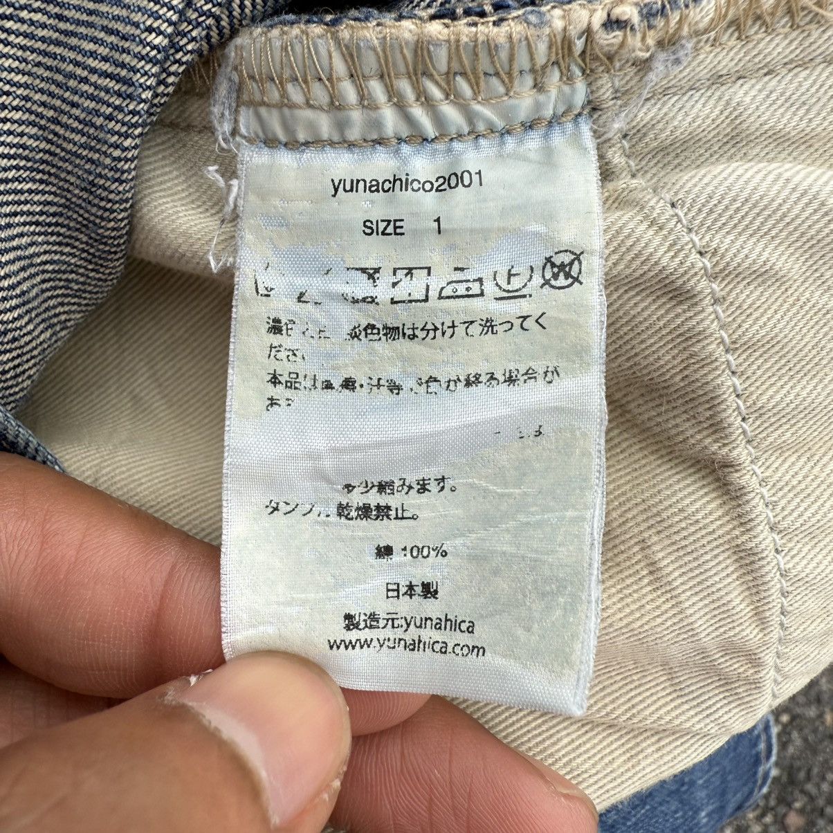 Japanese Brand VINTAGE YUNAHICA BUTTON FLY DENIM RIPPEP JEANS PANT Size US 33 - 14 Thumbnail