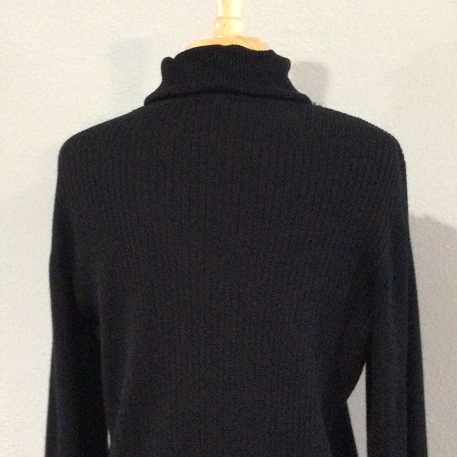Other Cato Est. 1946 Black Rib Knit Turtleneck Size 22/24 W Size 4XL / US 24-26 - 8 Thumbnail