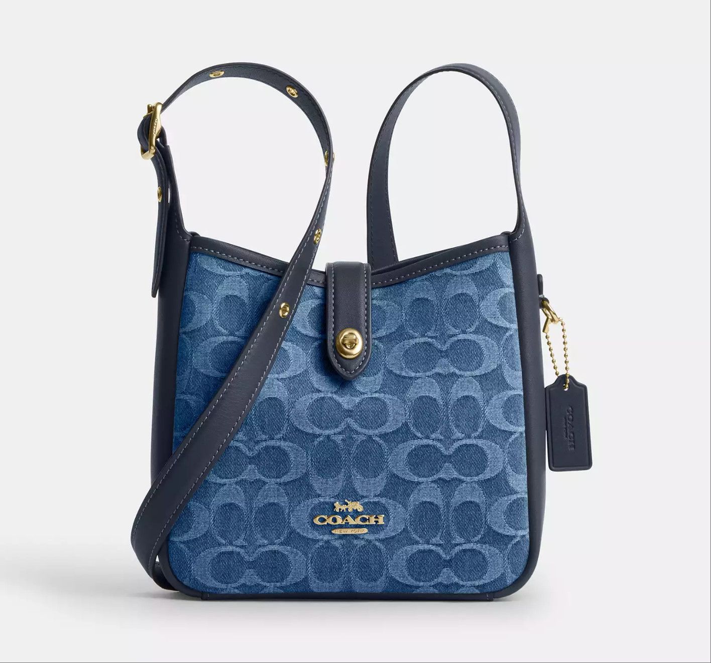 Coach Hadley Mini Crossbody Bag In Signature Denim CCZ44 Size ONE SIZE - 5 Thumbnail