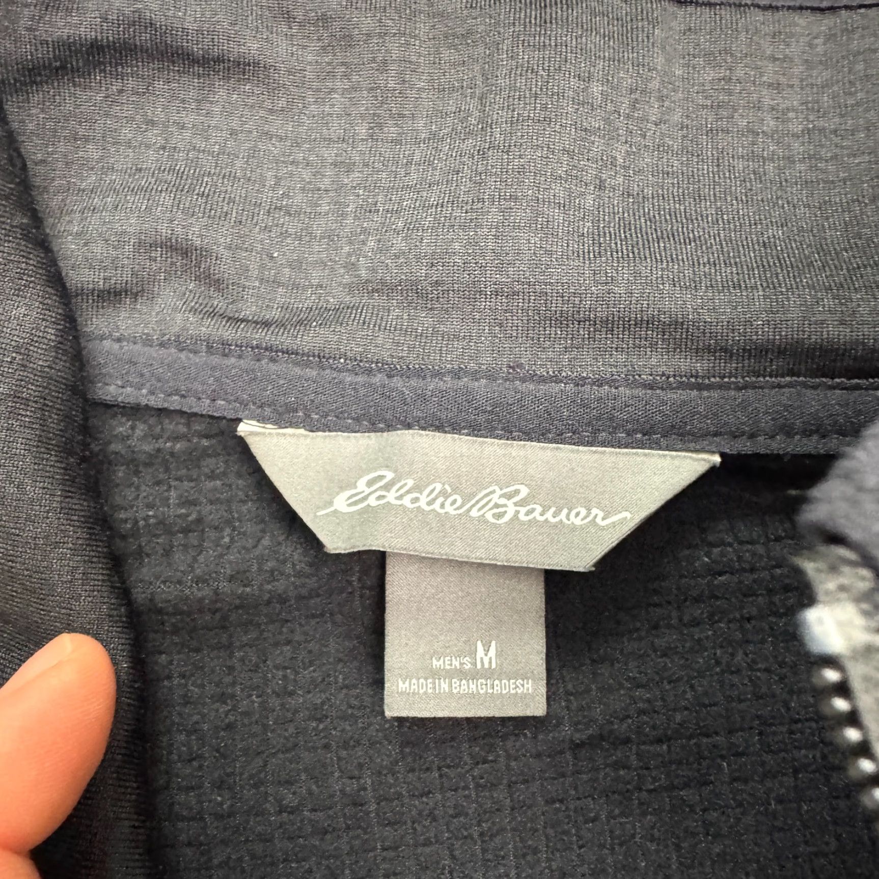Eddie Bauer Eddie Bauer Full Zip Jacket Mens Medium Black Pockets Stretch Breathable All Seasons 1/4 Zip Full Zip Coat Activewear Indoor Outdoor Size US M / EU 48-50 / 2 - 5 Thumbnail