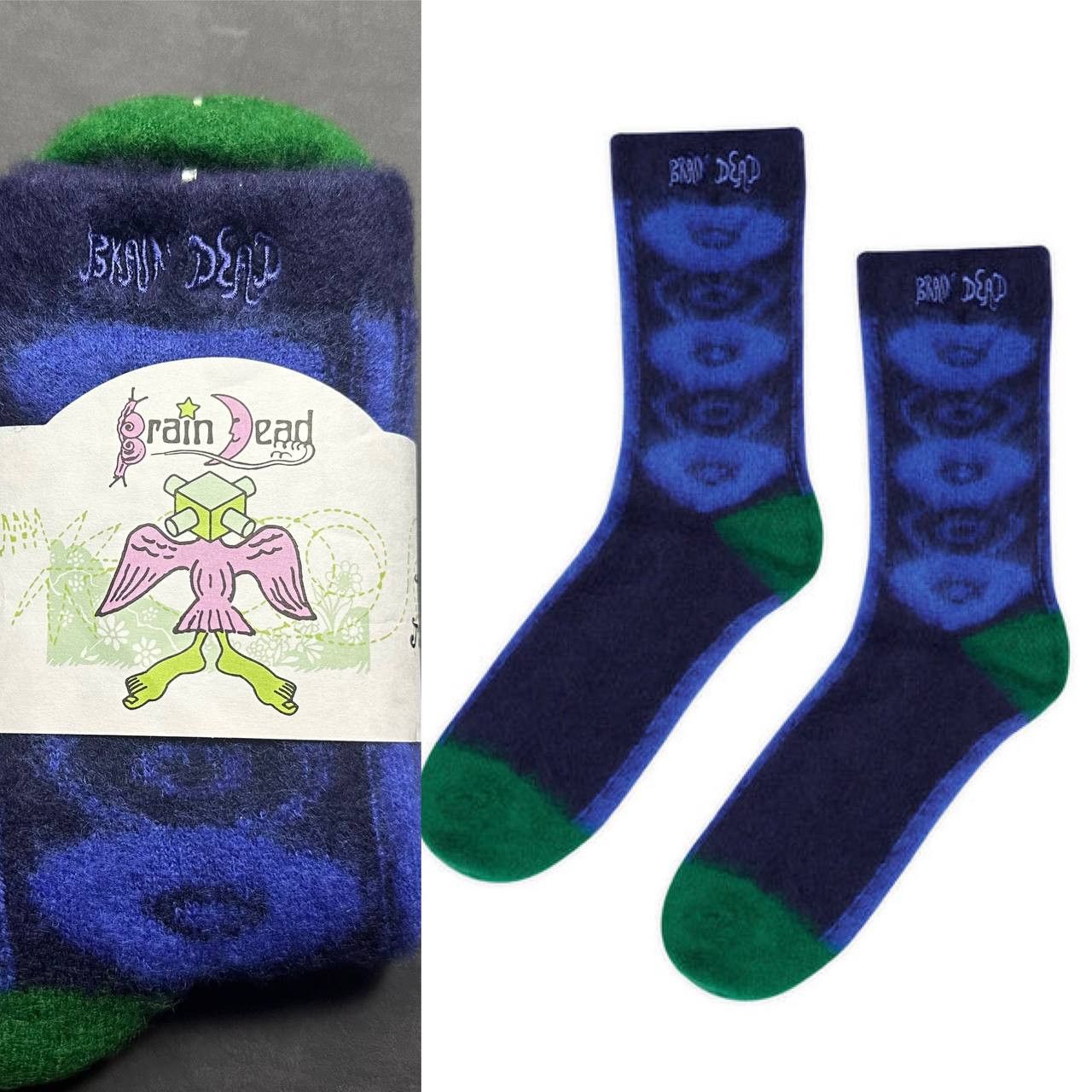 Brain Dead Brain Dead Japan Socks New Rare Size ONE SIZE - 1 Thumbnail