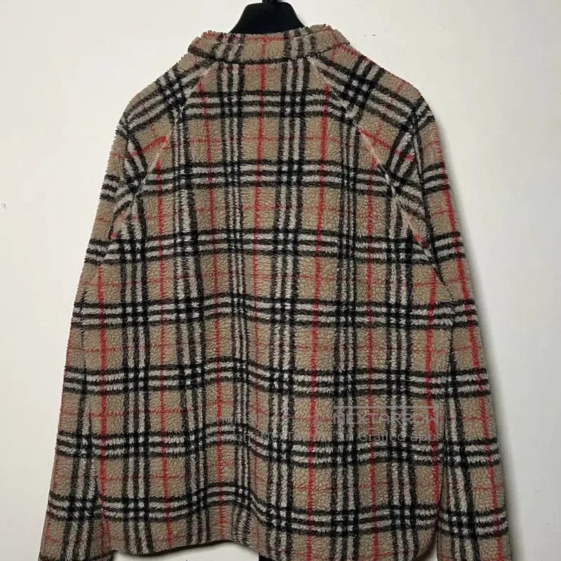 Burberry Burberry Men's Khaki Check Jacket in XL. Size US XL / EU 56 / 4 - 2 Thumbnail