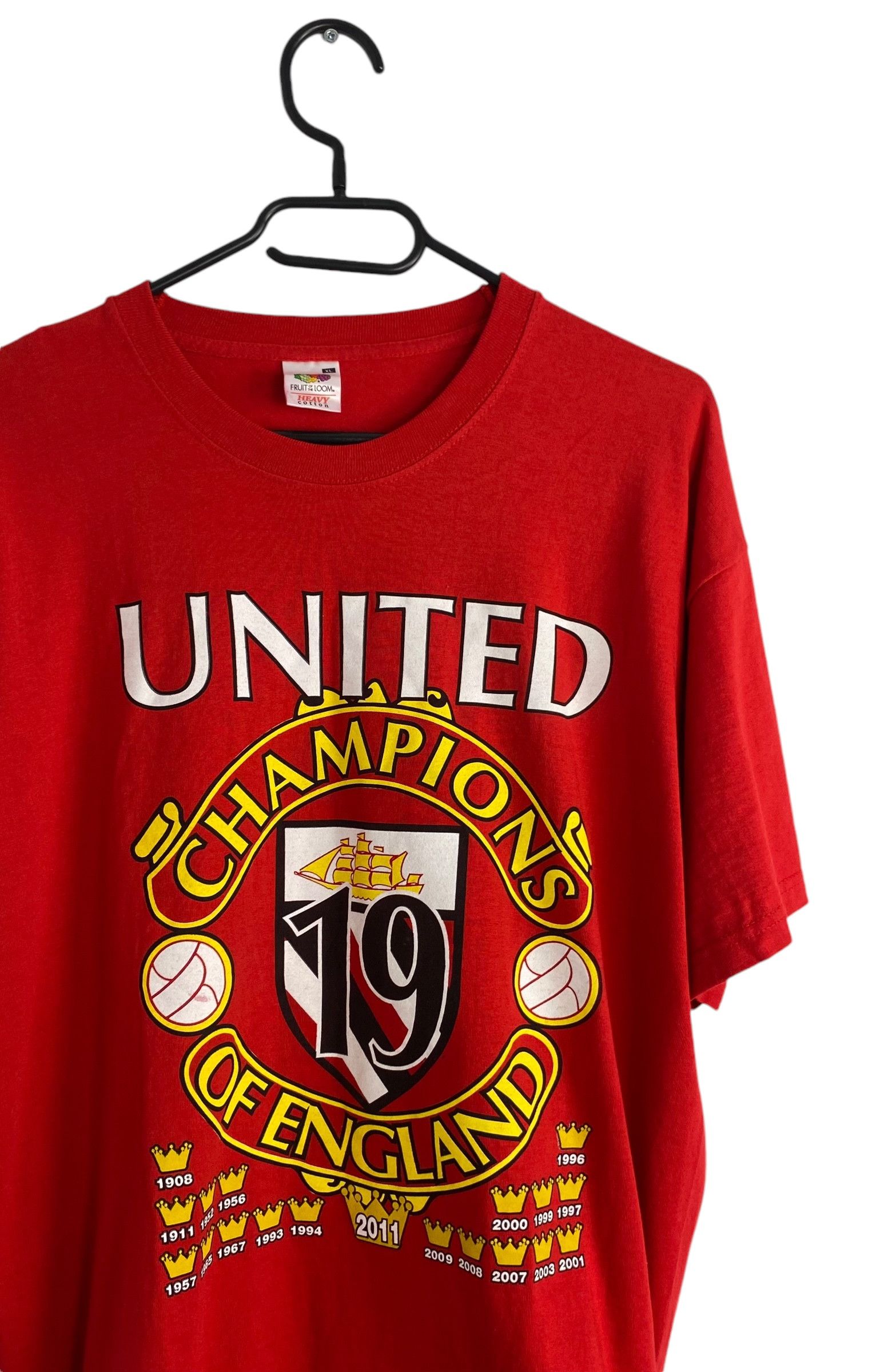 Vintage Manchester United 2011 vintage doublesided tee Size US XL / EU 56 / 4 - 4 Thumbnail