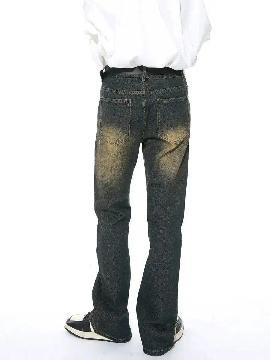 Japanese Brand Retro loose high street micro flared jeans Size US 32 / EU 48 - 3 Thumbnail