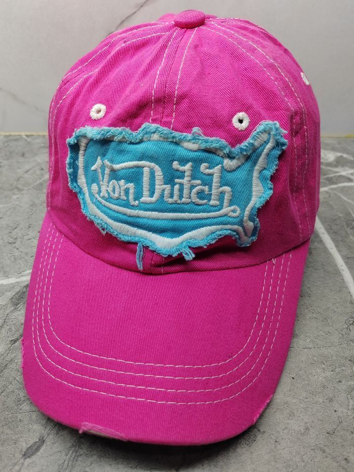 Von Dutch Vintage Von Dutch Distressed Style Cap Hat Size ONE SIZE - 1 Thumbnail