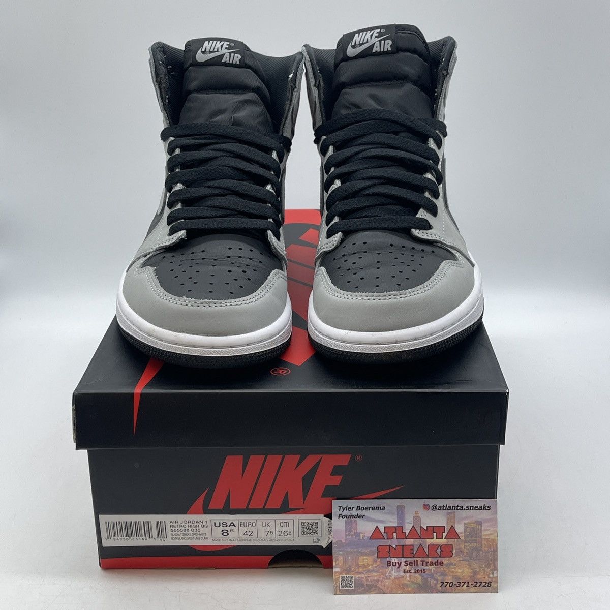 Jordan Brand Air Jordan 1 high shadow Size US 8.5 / EU 41-42 - 2 Thumbnail