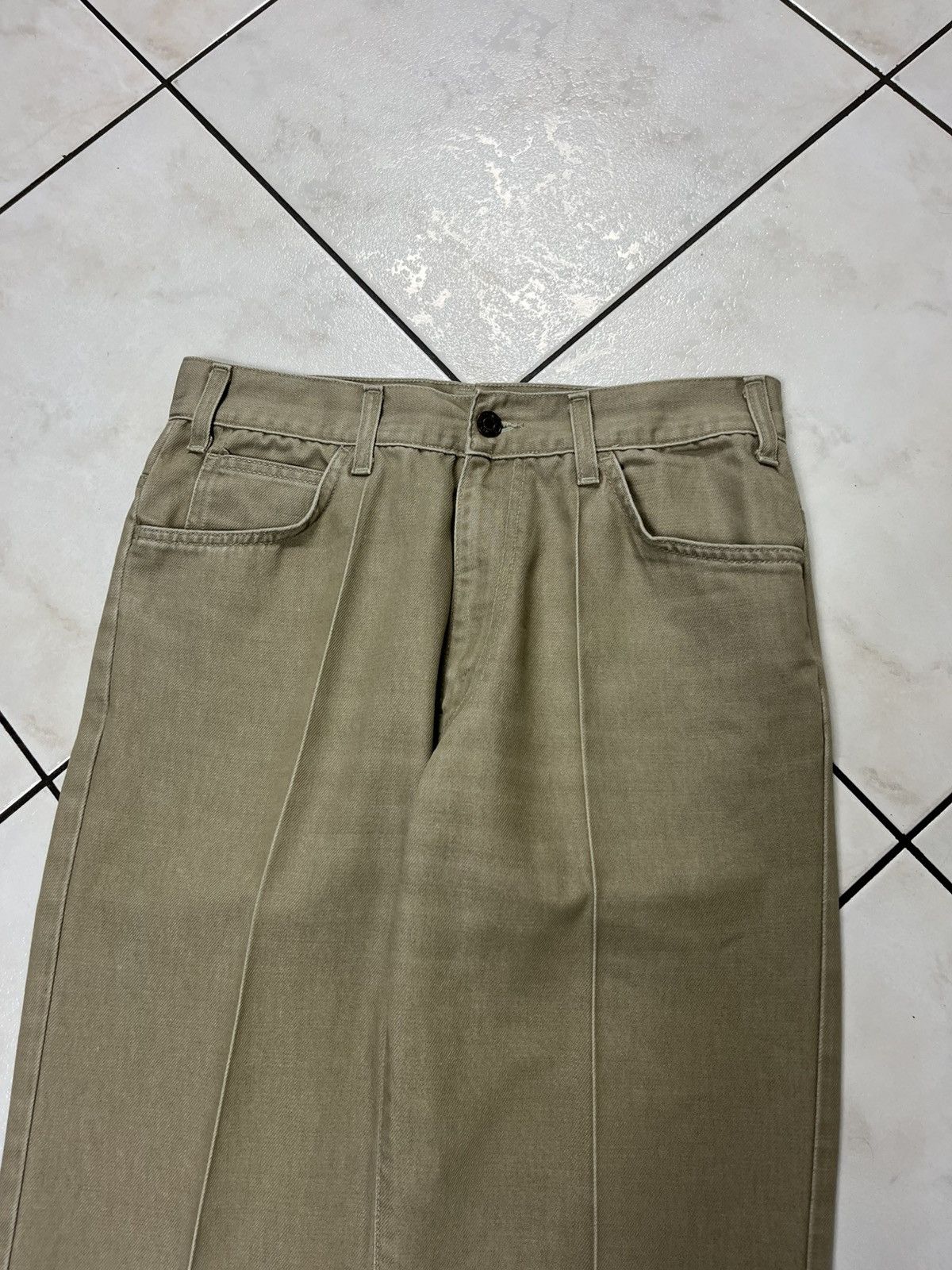 Levi's × Levi's Vintage Clothing × Vintage Vintage 90s Levi’s sta-prest center creased pants casual Size US 32 / EU 48 - 3 Thumbnail