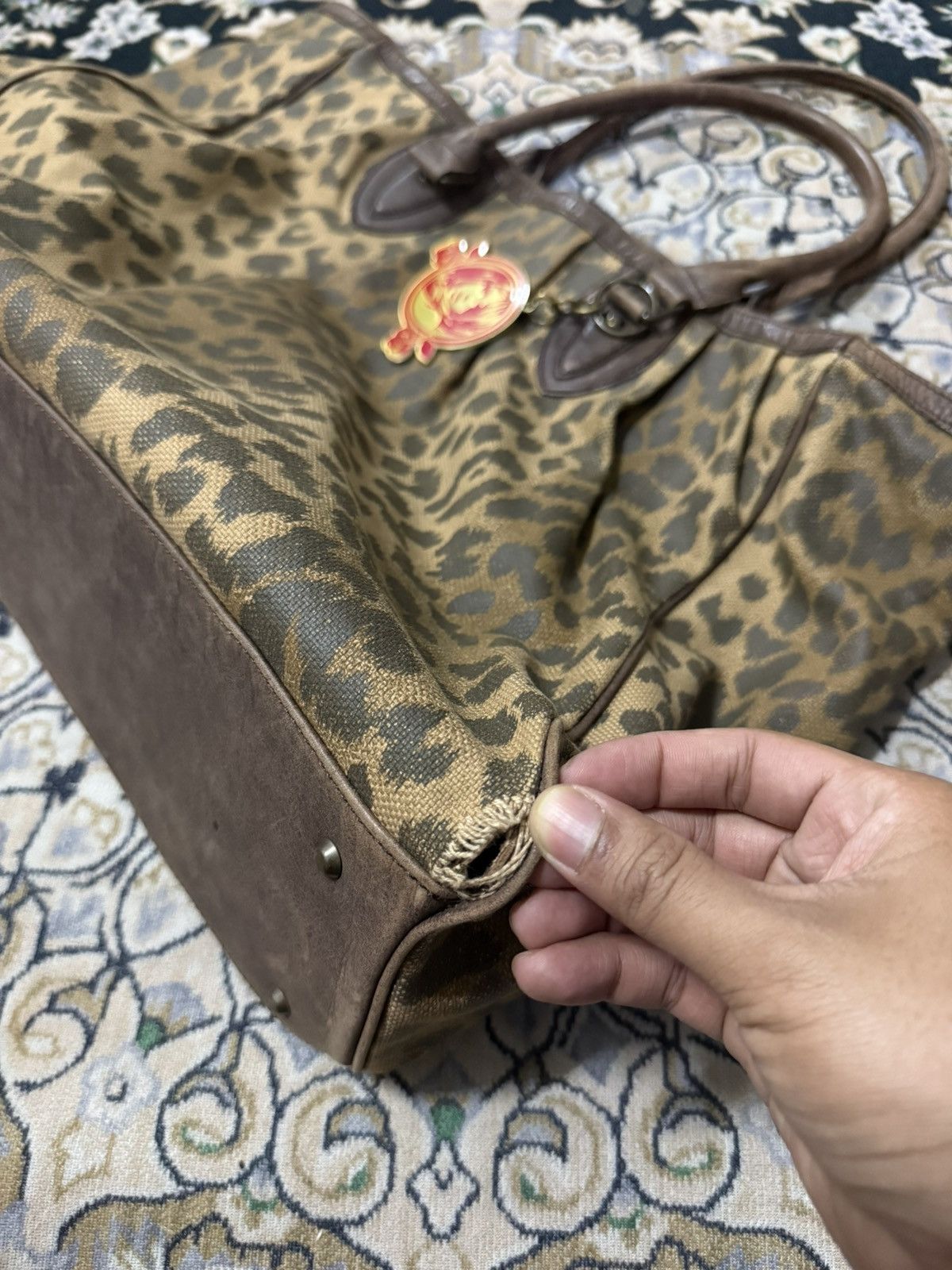 Hysteric Glamour 1990 Hysteric Glamour leopard print tote bag. Size ONE SIZE - 5 Thumbnail