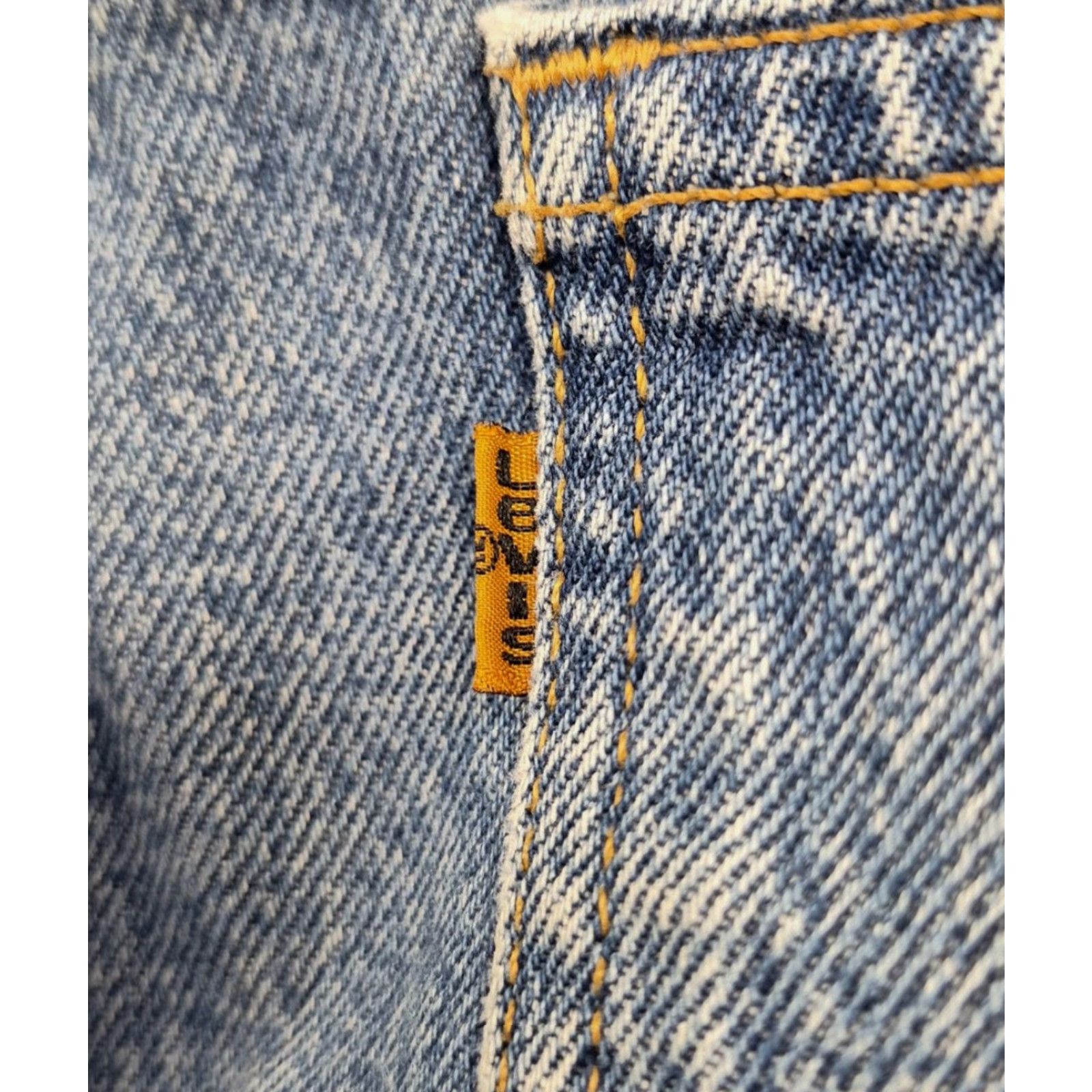 Levi's VINTAGE Levi's Jeans 505 Men's 40x30 Blue Regular Fit Straight Leg Denim Orange Tab Size US 40 / EU 56 - 7 Thumbnail