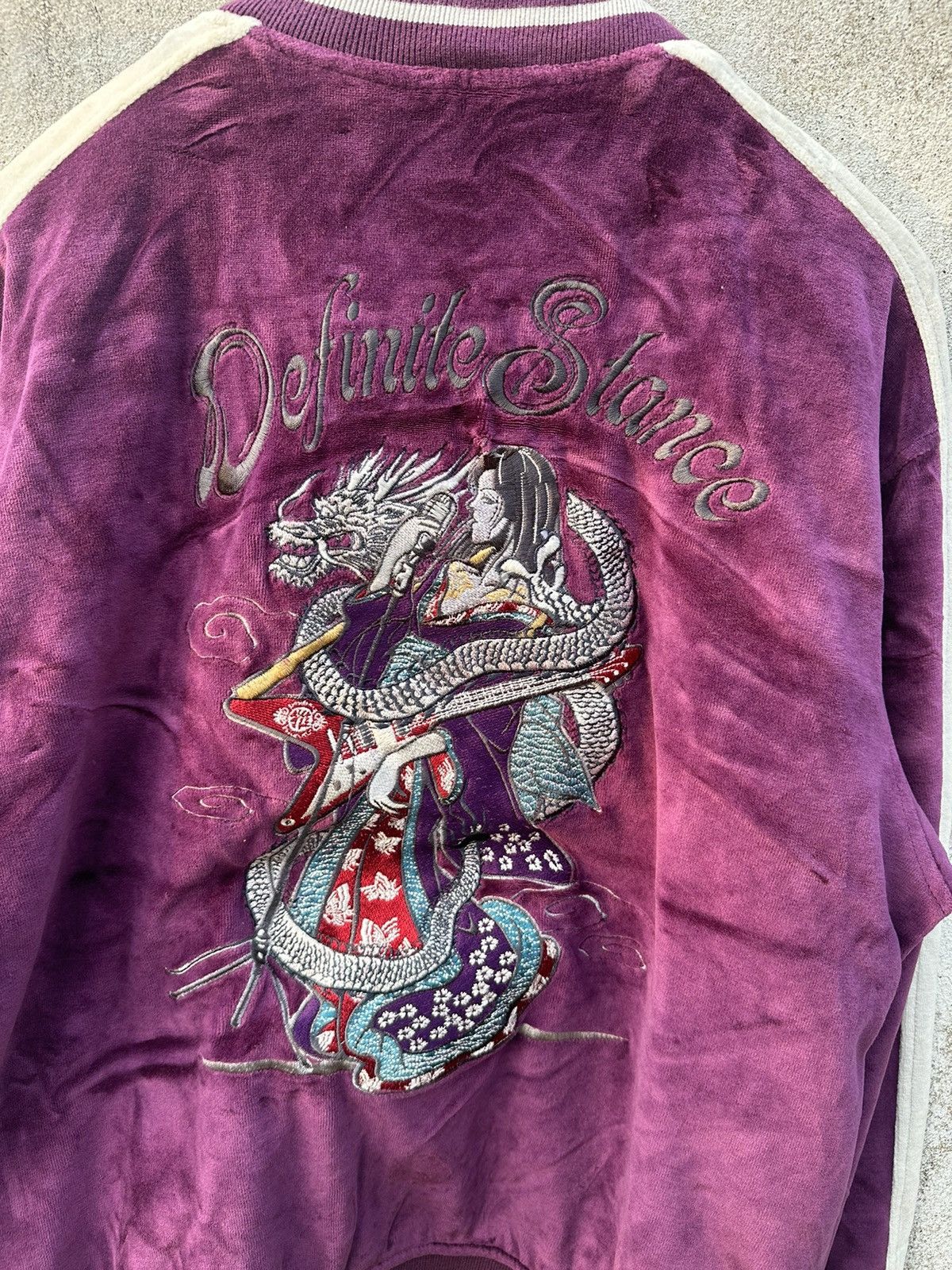 Japanese Brand Definite flance velvet sukajan Size US M / EU 48-50 / 2 - 8 Thumbnail