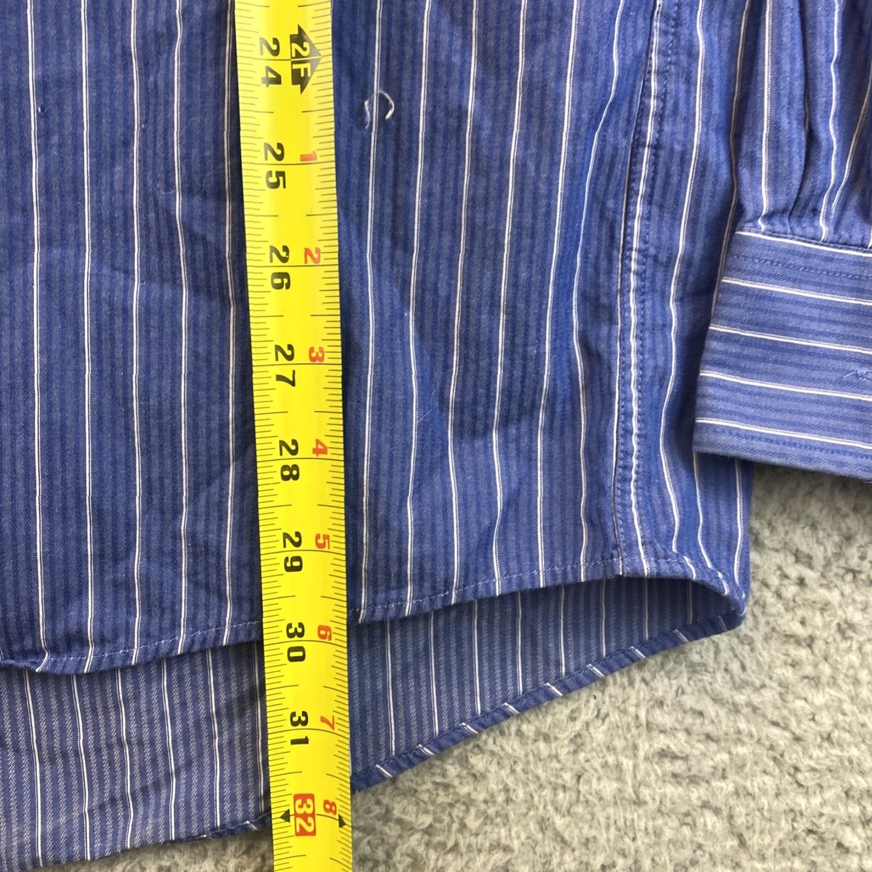 Calvin Klein Calvin Klein Shirt Adult M Blue Button-Up Long Sleeve Slim Fit Mens Shirt 36/37 Regular Cotton 82-54 Size US M / EU 48-50 / 2 - 7 Thumbnail