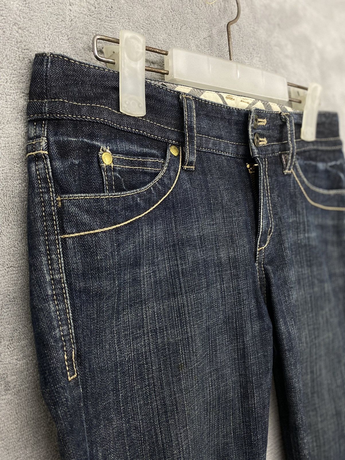 Burberry 🔥BURBERRY BLUE LABEL JEANS NOVACHECK Size 30" / US 8 / IT 44 - 3 Thumbnail