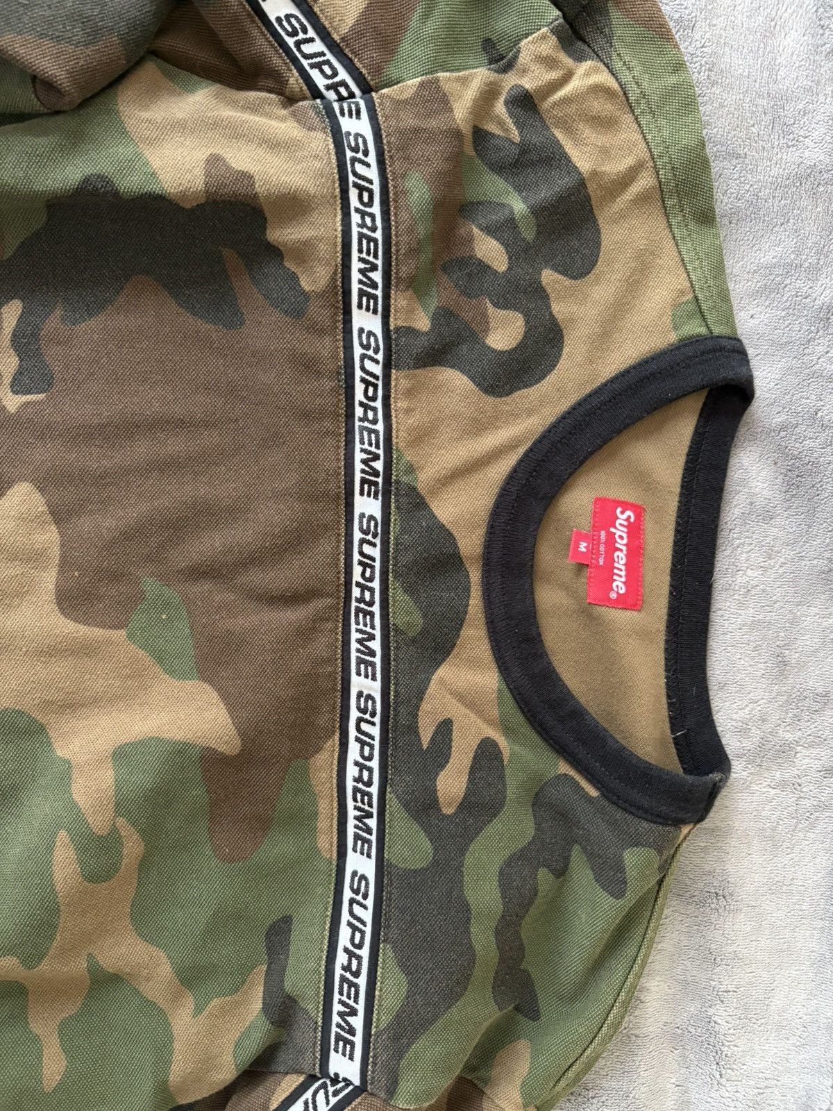 Supreme Supreme Tape Stripe Pullover 2017 Size US M / EU 48-50 / 2 - 2 Thumbnail