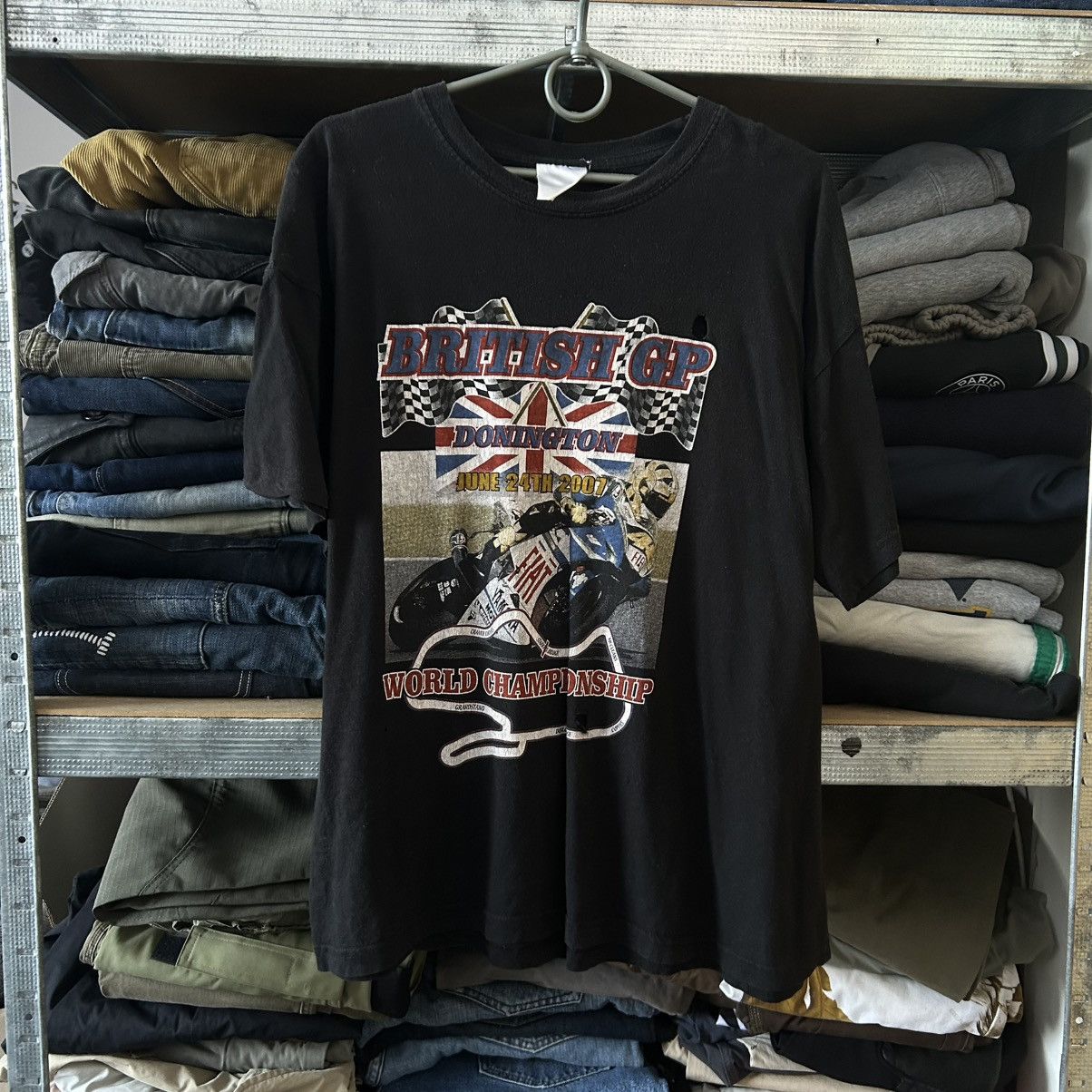NASCAR Vintage British GP World Championship 2007 Racing tee size M Size US M / EU 48-50 / 2 - 1 Thumbnail