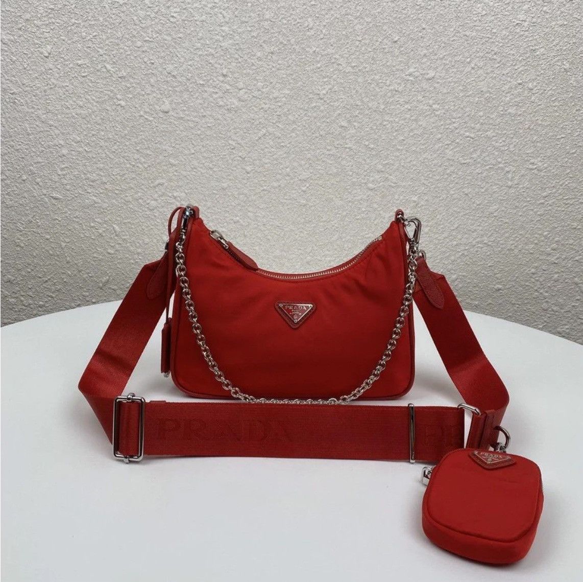 Other Red nylon bag Size ONE SIZE - 1 Thumbnail