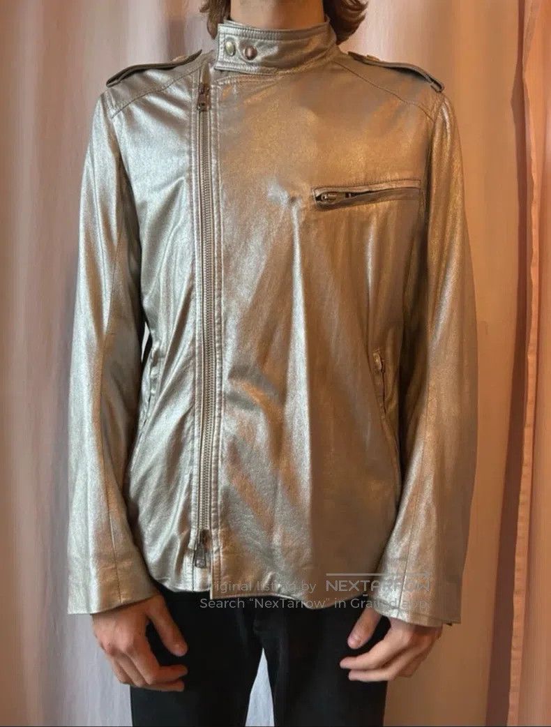 Ann Demeulemeester Ann Demeulemeester 48 silver jacket Size US XXS / EU 40 - 1 Thumbnail