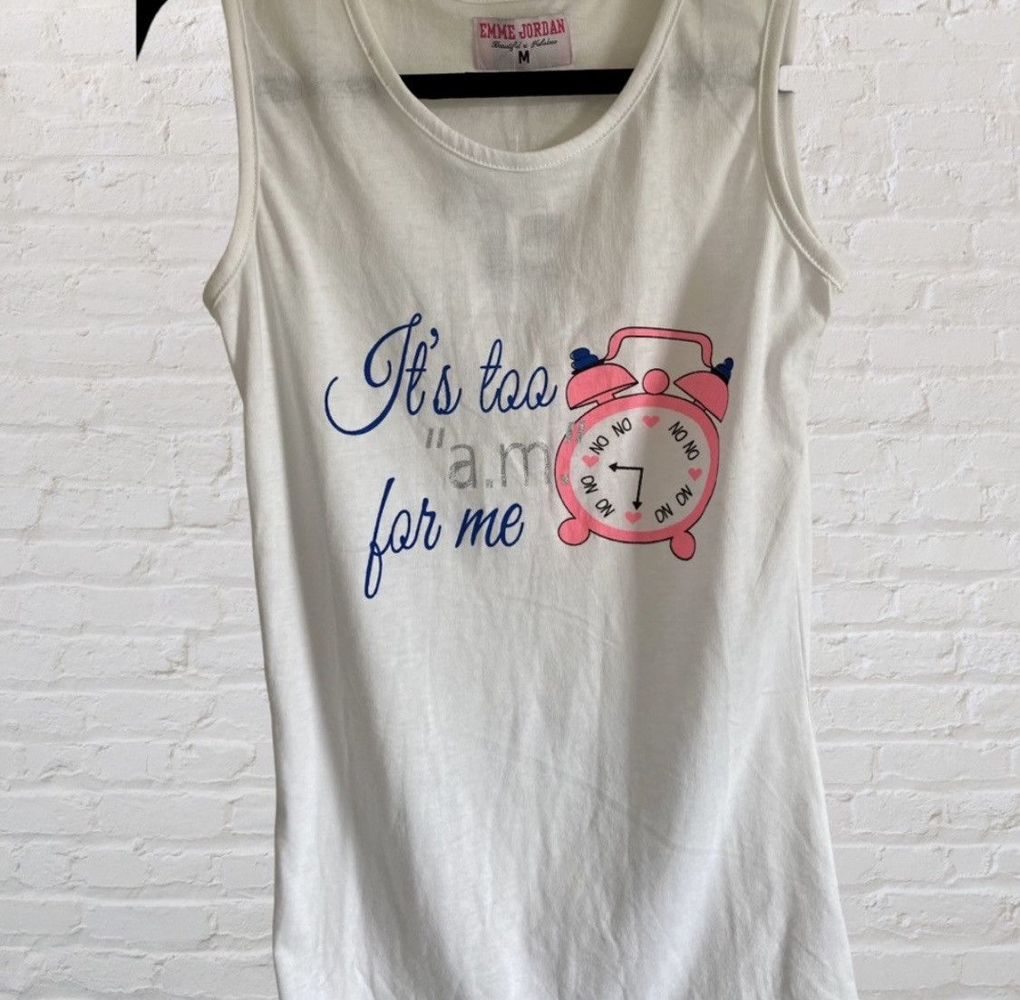 Other LIMITED EDITION EMME JORDAN SLEEVELESS GRAPHIC TANK TOP TEE Size M / US 6-8 / IT 42-44 - 5 Thumbnail