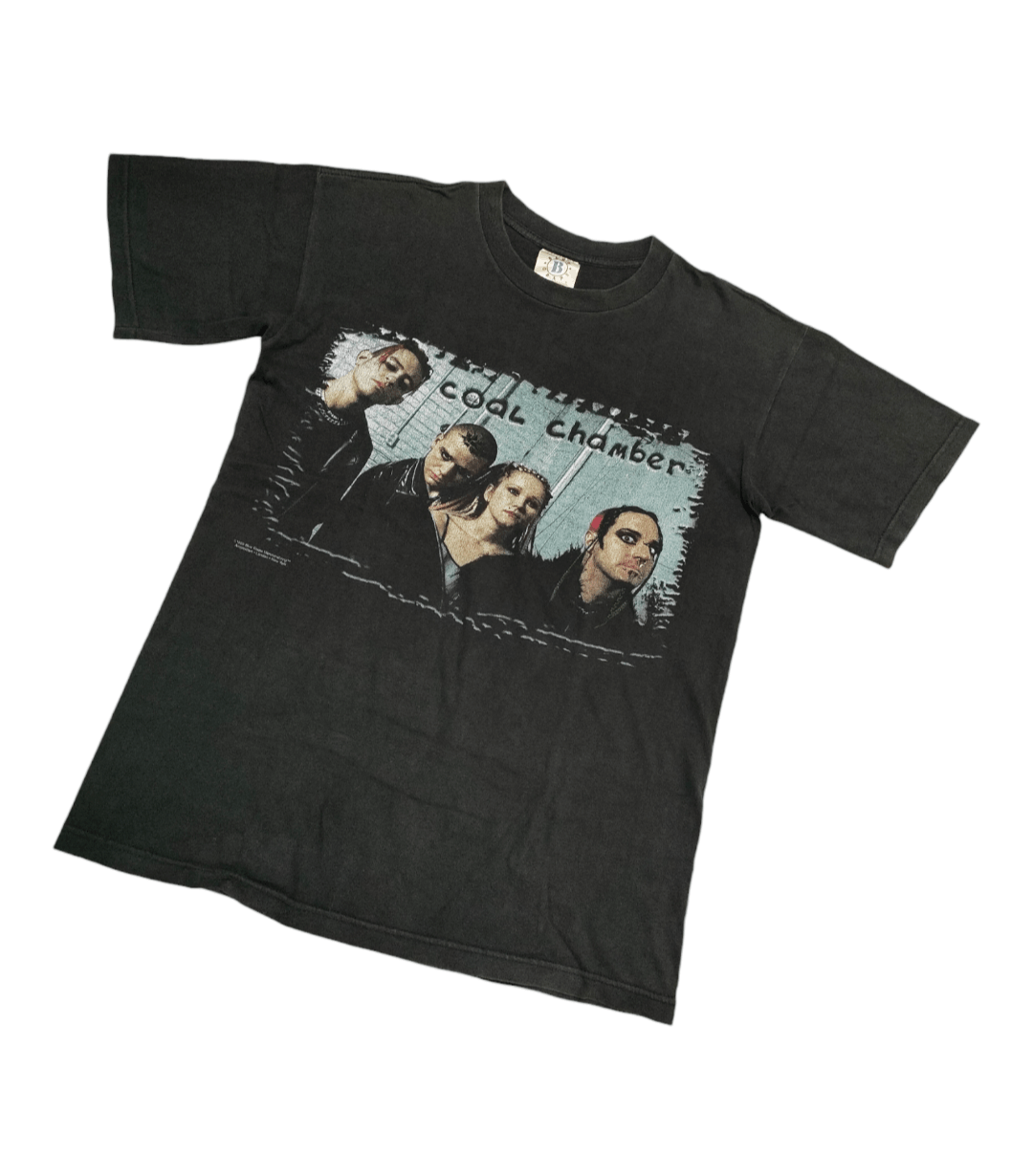 Band Tees Vintage 90s COAL CHAMBER Band T-Shirt Blue Grape Size US M / EU 48-50 / 2 - 7 Thumbnail