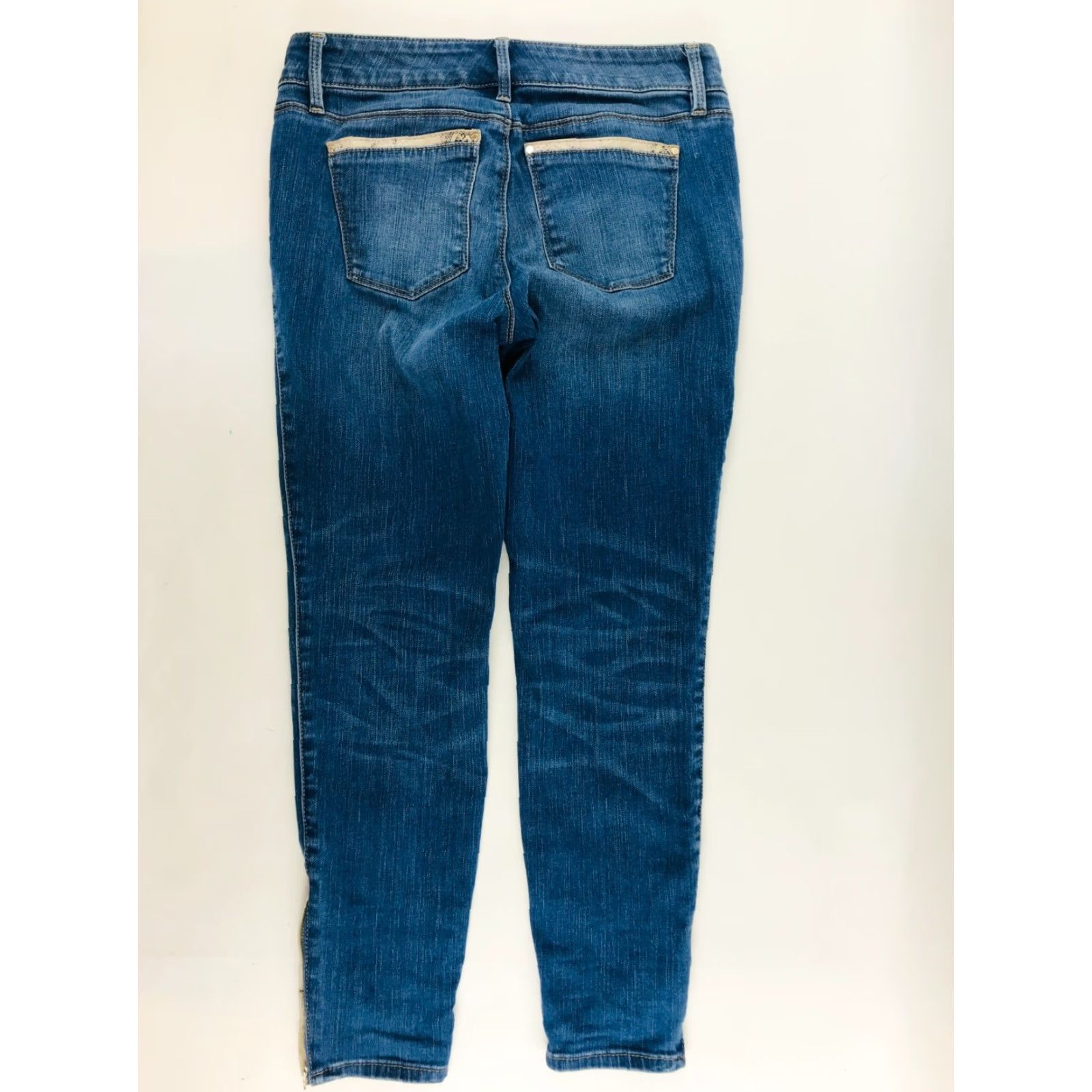 White House Black Market White House Black Market Jeans Women's Size 4P The Skinny Ankle Side Zip Hem Size 27" / US 4 / IT 40 - 2 Thumbnail