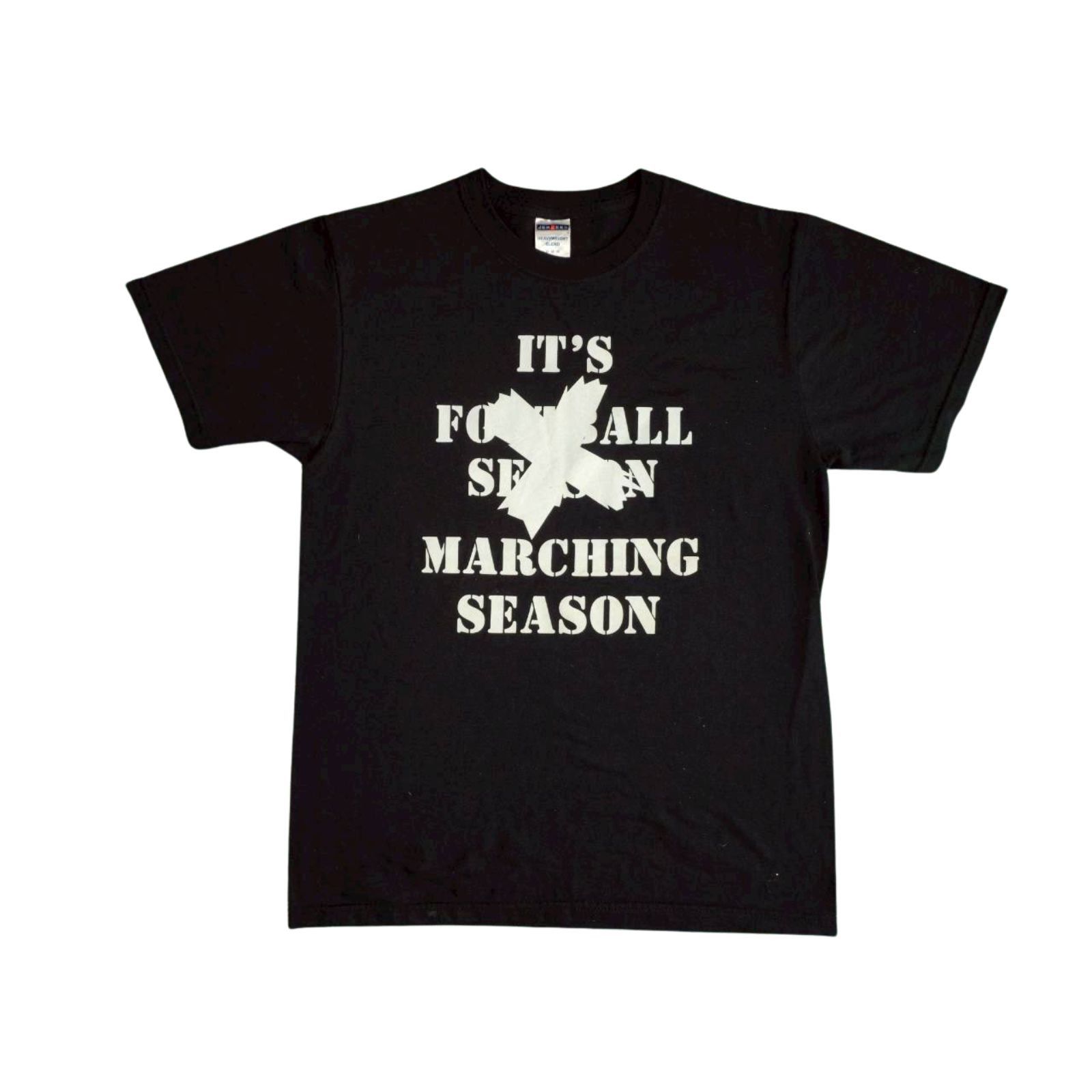 Jerzees It's Marching Season Quotes 00's Vintage T Shirt 19/26.5 Size US M / EU 48-50 / 2 - 1 Thumbnail