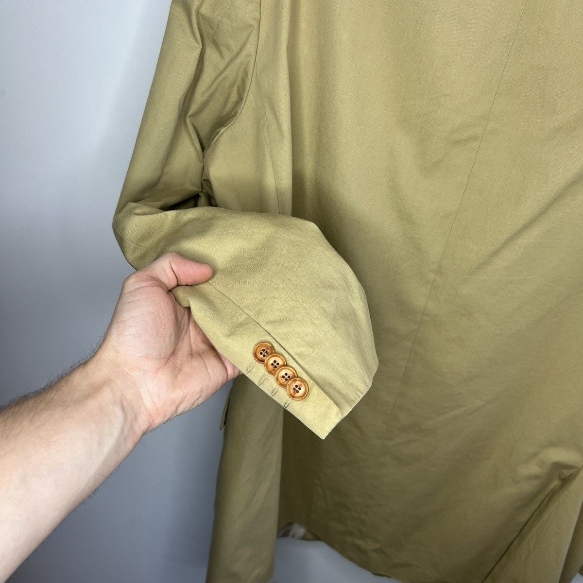 Burberry Vintage Burberry blazer beige jacket coat Size 48R - 11 Thumbnail