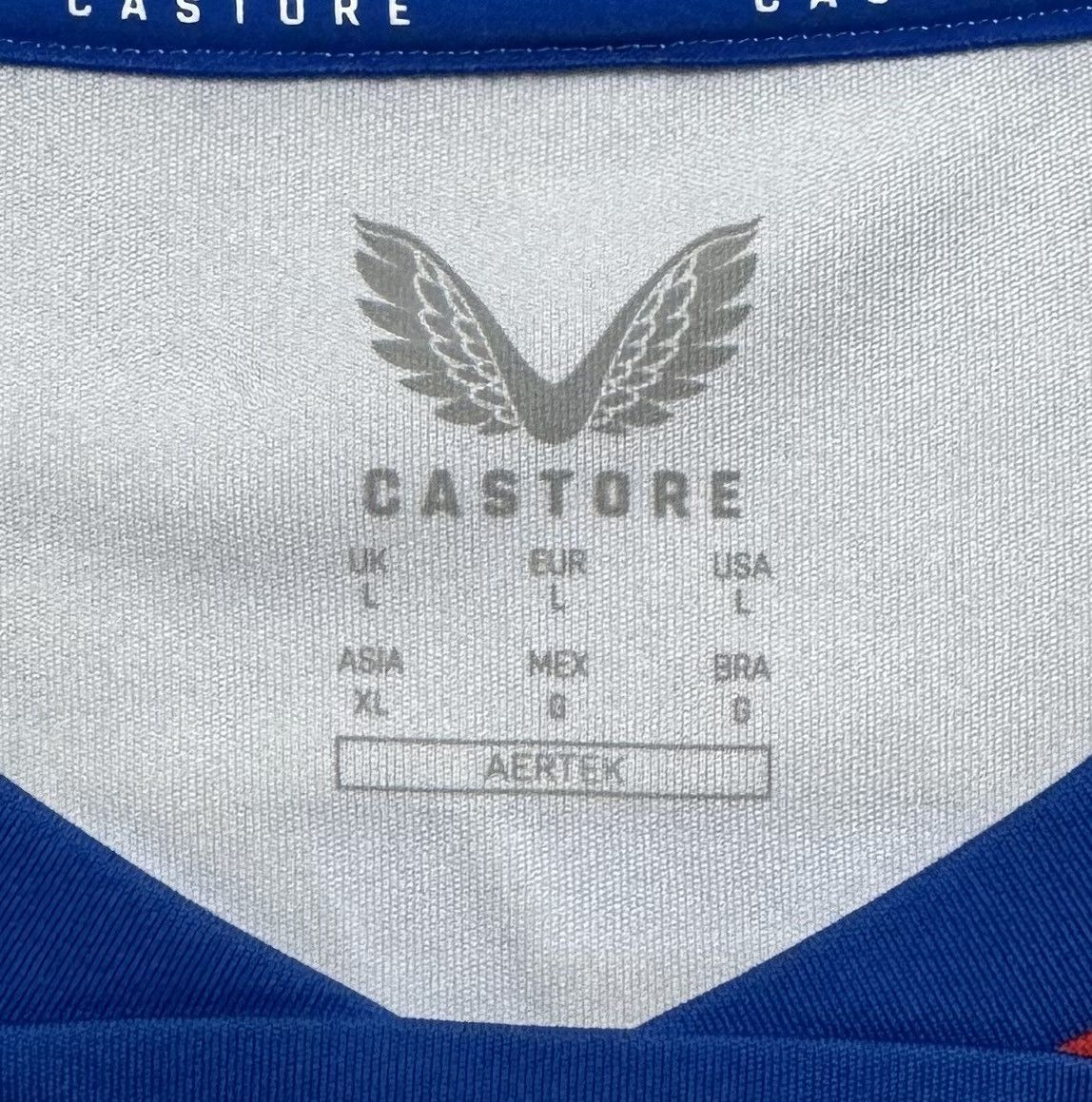 Castore Glasgow Rangers 2024 2025 Away Shirt Jersey Long Sleeve Size US L / EU 52-54 / 3 - 12 Thumbnail