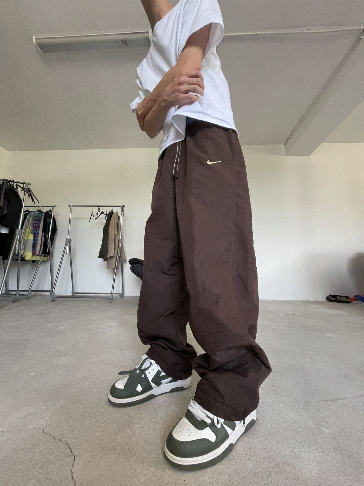 F.C. Barcelona Nike Vintage Vintage Nike Track Pants x FC Barcelona brown Grailed