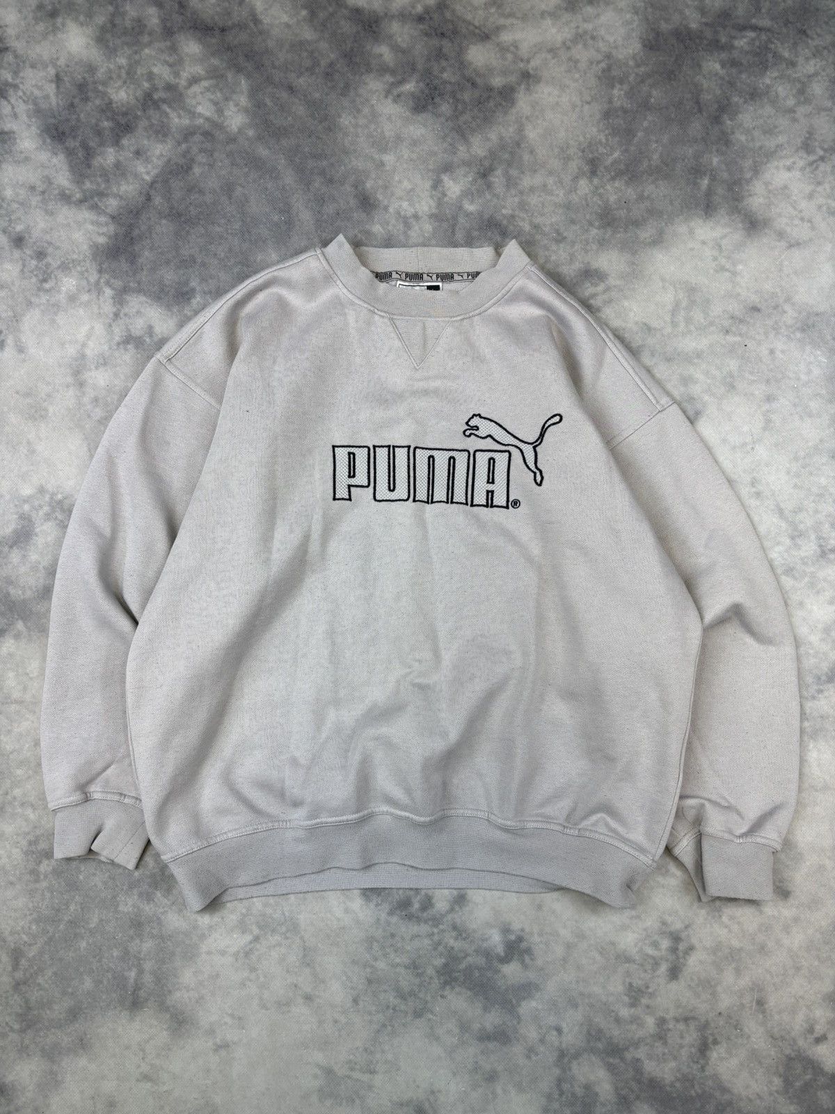 Puma × Vintage Vintage Puma Oversize Sweatshirt 90s body Drip skate rap y2k Size US L / EU 52-54 / 3 - 1 Thumbnail