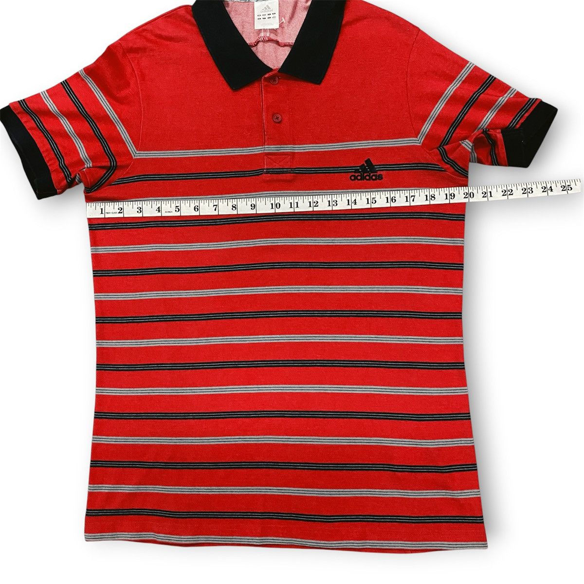 Adidas Adidas striped polo Size US M / EU 48-50 / 2 - 3 Thumbnail