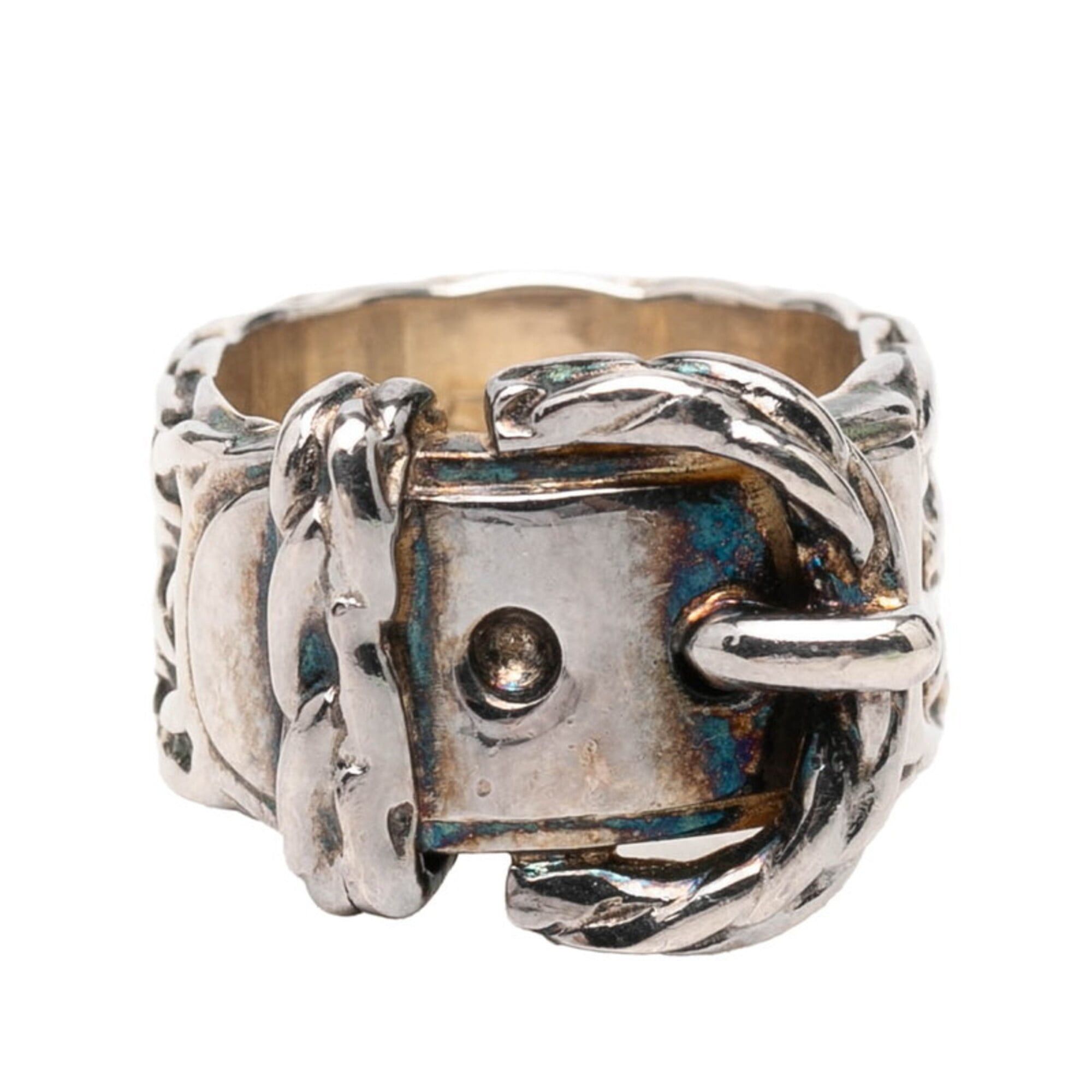Hermes Hermes Diane Ring, Size #52, SV925 Silver, Women's. Size ONE SIZE - 1 Thumbnail