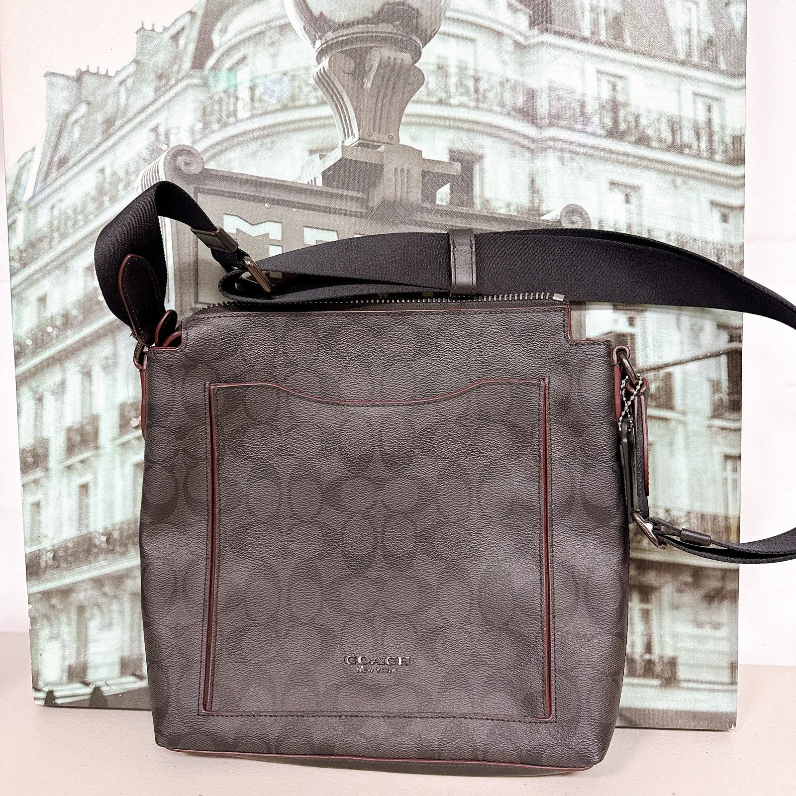 Coach Coach 89950 Beckett Pocket Crossbody In Signature Canvas Size ONE SIZE - 2 Thumbnail