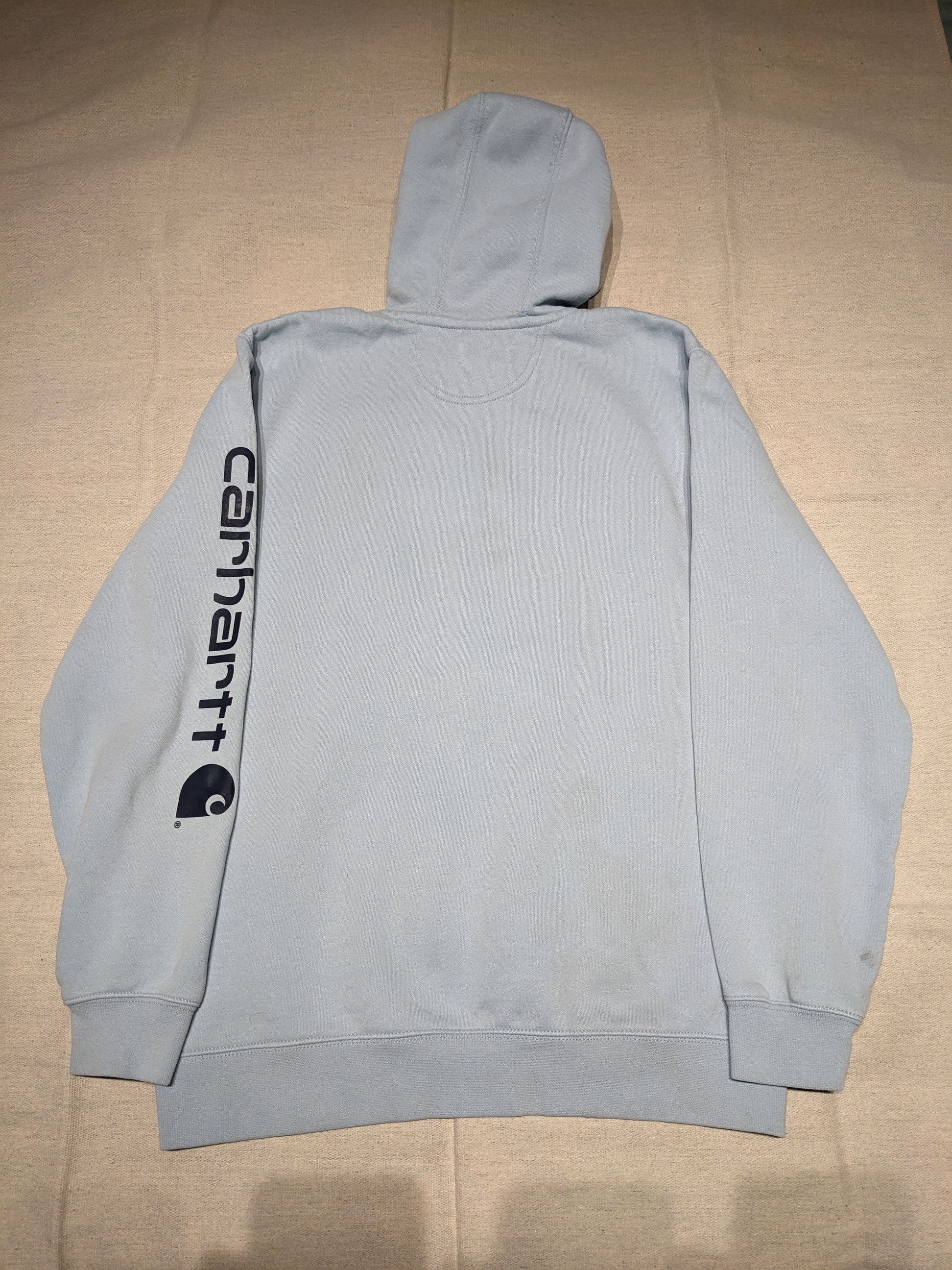 Carhartt Carhartt Baby Blue hoodie mens M Size US M / EU 48-50 / 2 - 4 Thumbnail