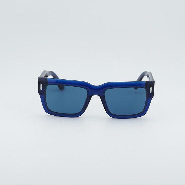 Calvin Klein Calvin Klein CK23538S 400 Sunglasses Blue Square Frame Size ONE SIZE - 6 Thumbnail