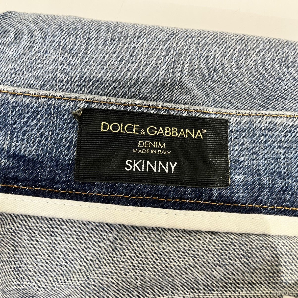 Dolce & Gabbana Skinny Denim Jeans Blue