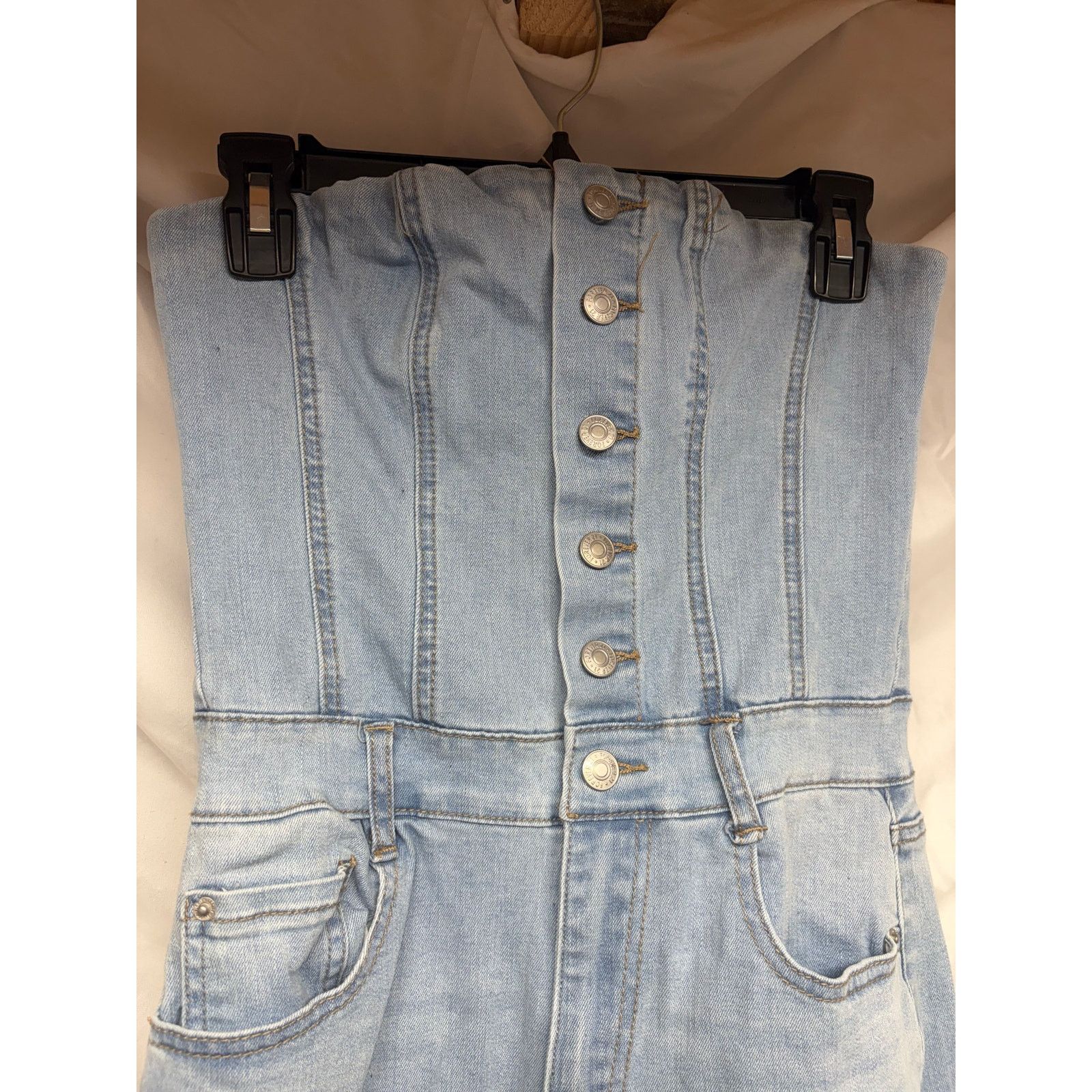 Forever 21 Forever 21 denim pants jumpsuit Size 32" / US 10 / IT 46 - 3 Thumbnail