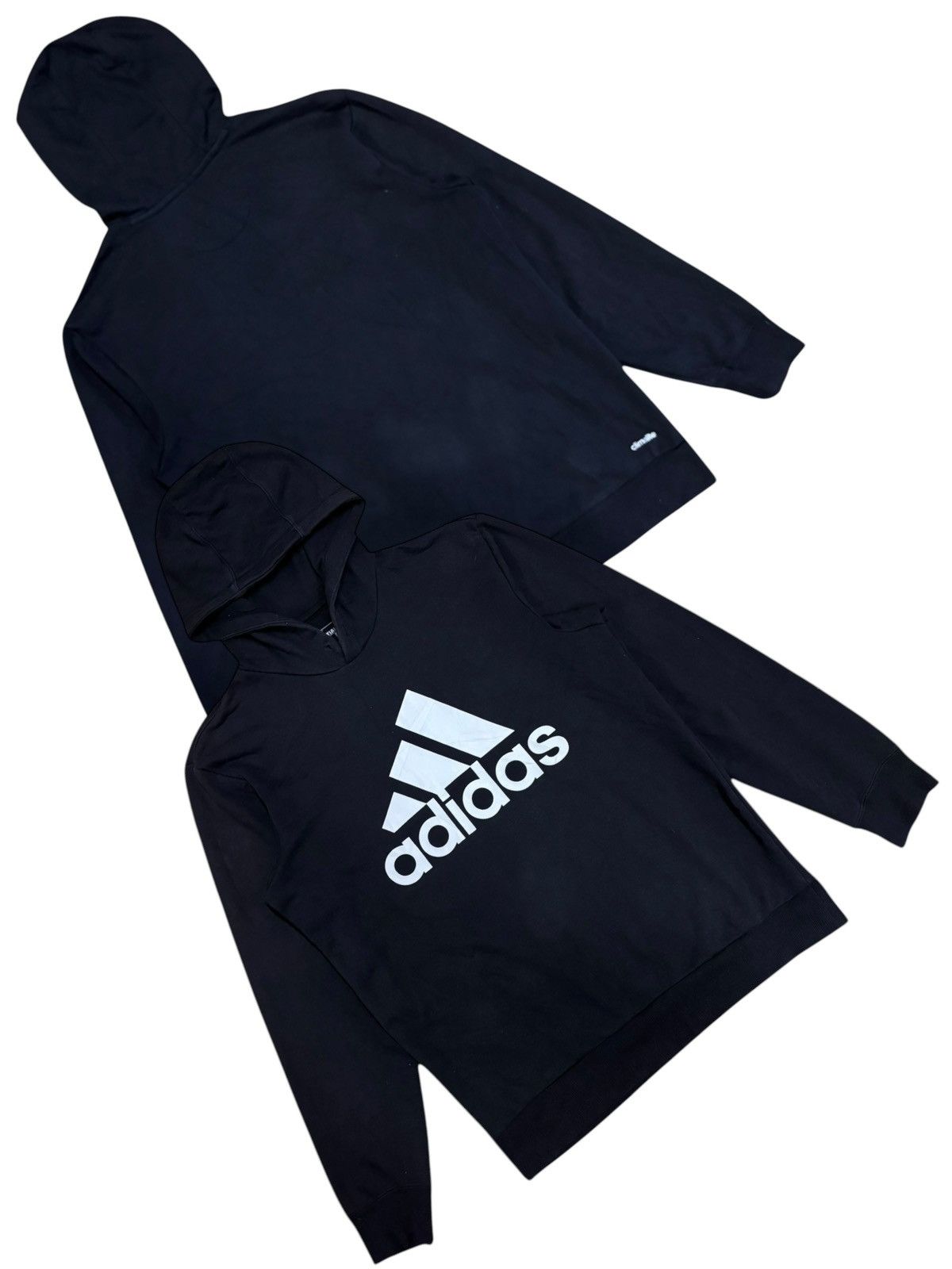 Adidas × Vintage Y2k Vtg Adidas Big Logo Printed Sport Hoodie Size US L / EU 52-54 / 3 - 1 Thumbnail
