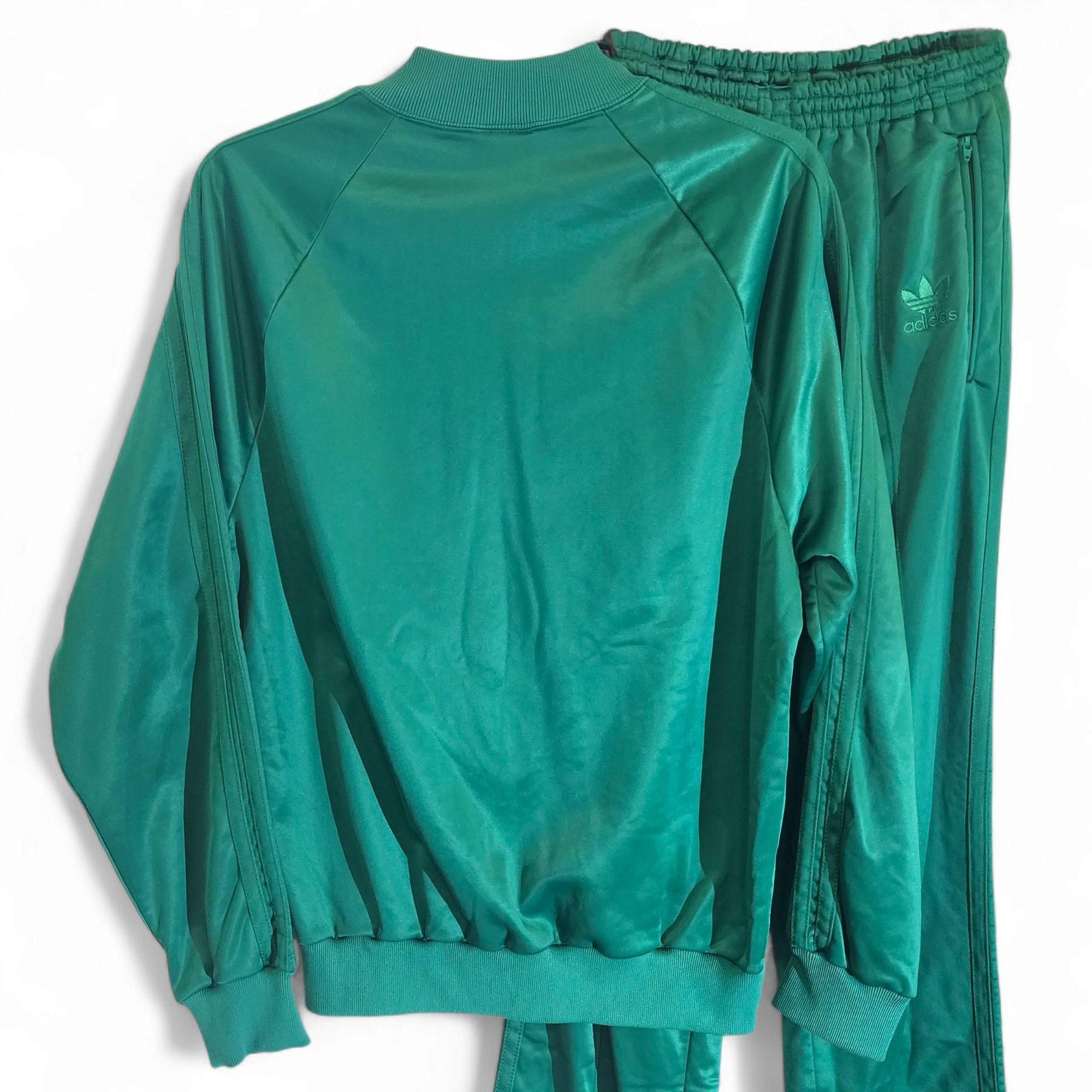 Adidas Vintage Adidas Trefoil Tracksuit 70s 80s Green Made in USA I Size US M / EU 48-50 / 2 - 4 Thumbnail