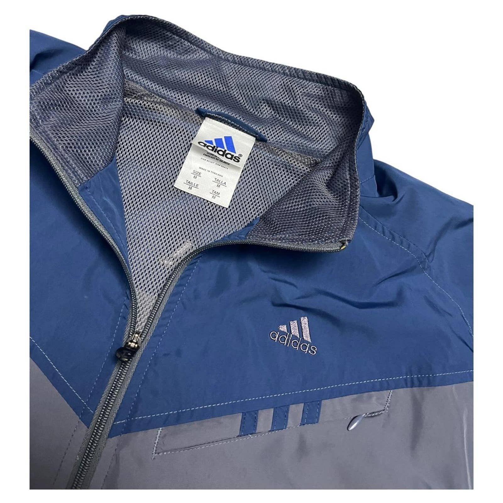 Adidas Adidas Vintage Y2K Light Designer Outdoor Windbreaker Jacket Size US M / EU 48-50 / 2 - 2 Thumbnail