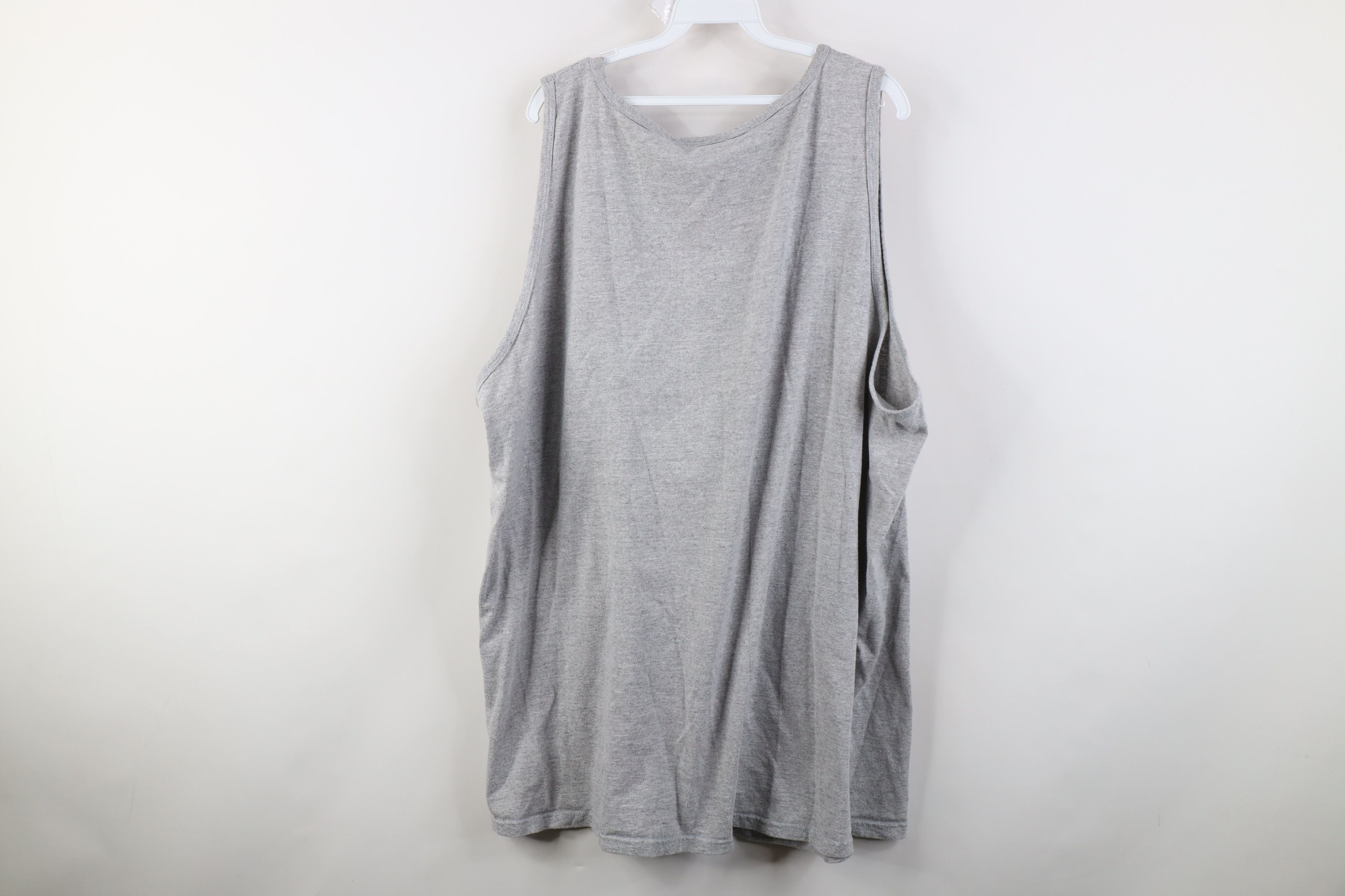 Vintage Vintage 90s Streetwear Cotton Tank Top T-Shirt Heather Gray Size US XXL / EU 58 / 5 - 9 Thumbnail