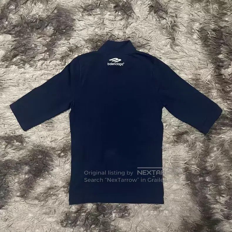 Balenciaga Balenciaga High Neck Slim Fit Long Sleeve T-Shirt Size US M / EU 48-50 / 2 - 1 Thumbnail