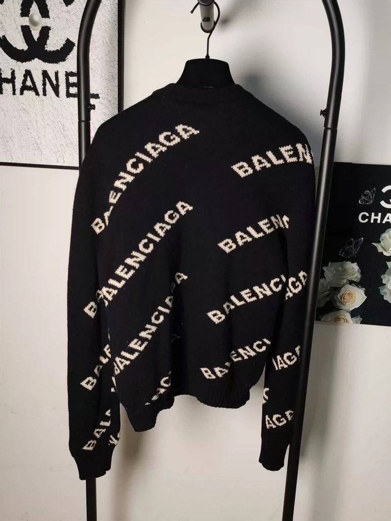 Balenciaga Balenciaga Danmaku Full Print Knit Sweater Size US XS / EU 42 / 0 - 2 Thumbnail