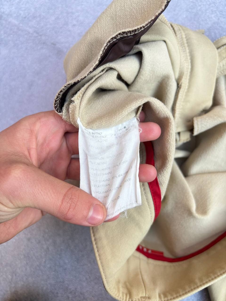 Prada Prada Sport 2000s Beige Zipped Pants Size 28" / US 6 / IT 42 - 10 Thumbnail