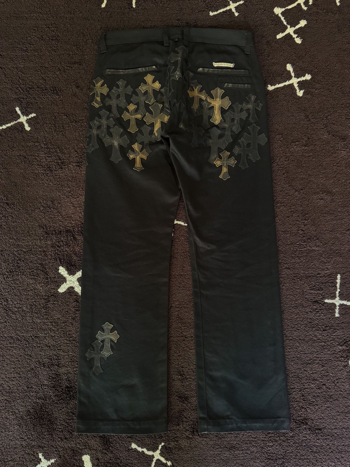 Chrome Hearts Chrome Hearts multi cross chino pants Size US 31 - 2 Thumbnail