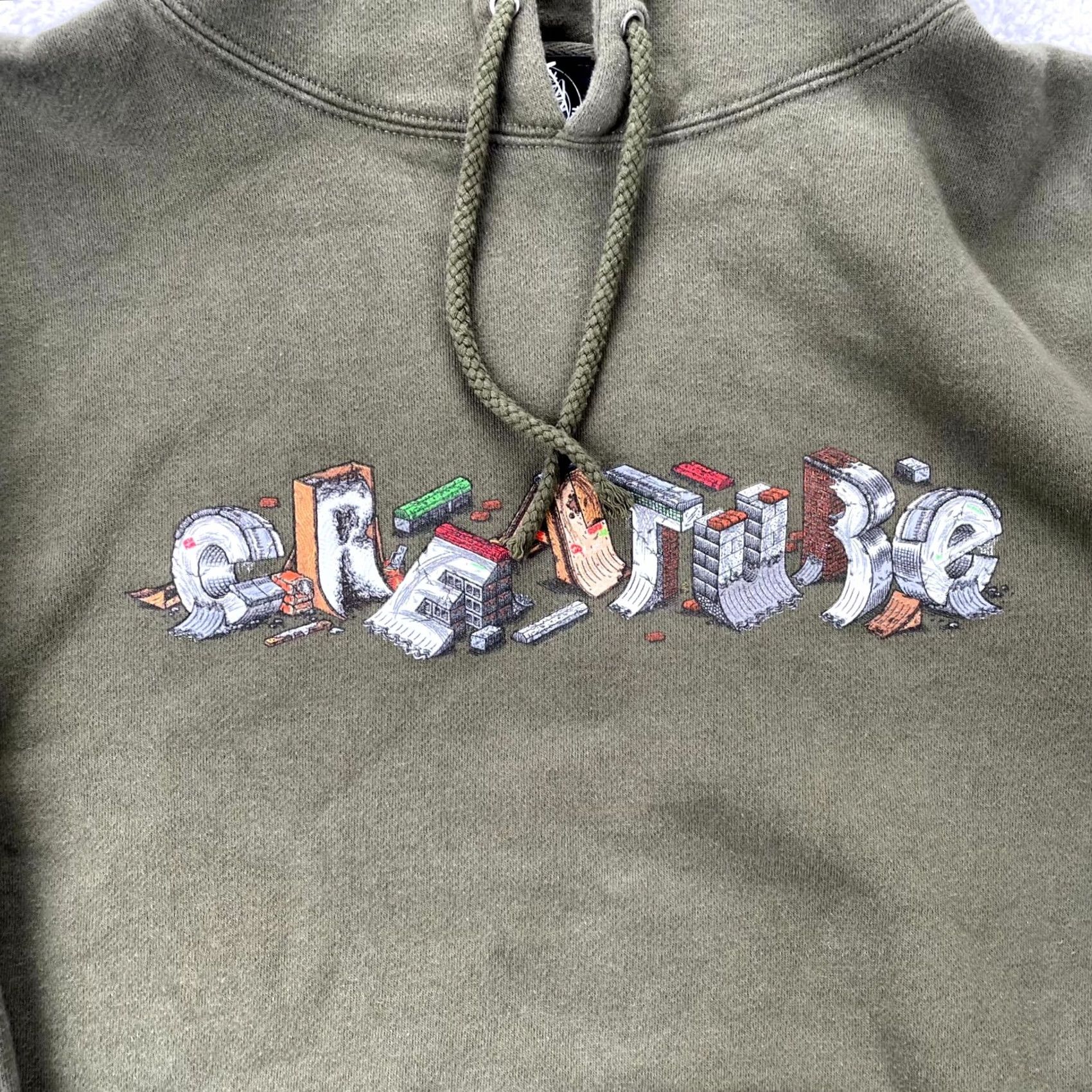 Vintage Santa Cruz Hoodie Mens Small Green Creature Skateboarding y2K Grunge Streetware Size US S / EU 44-46 / 1 - 2 Thumbnail
